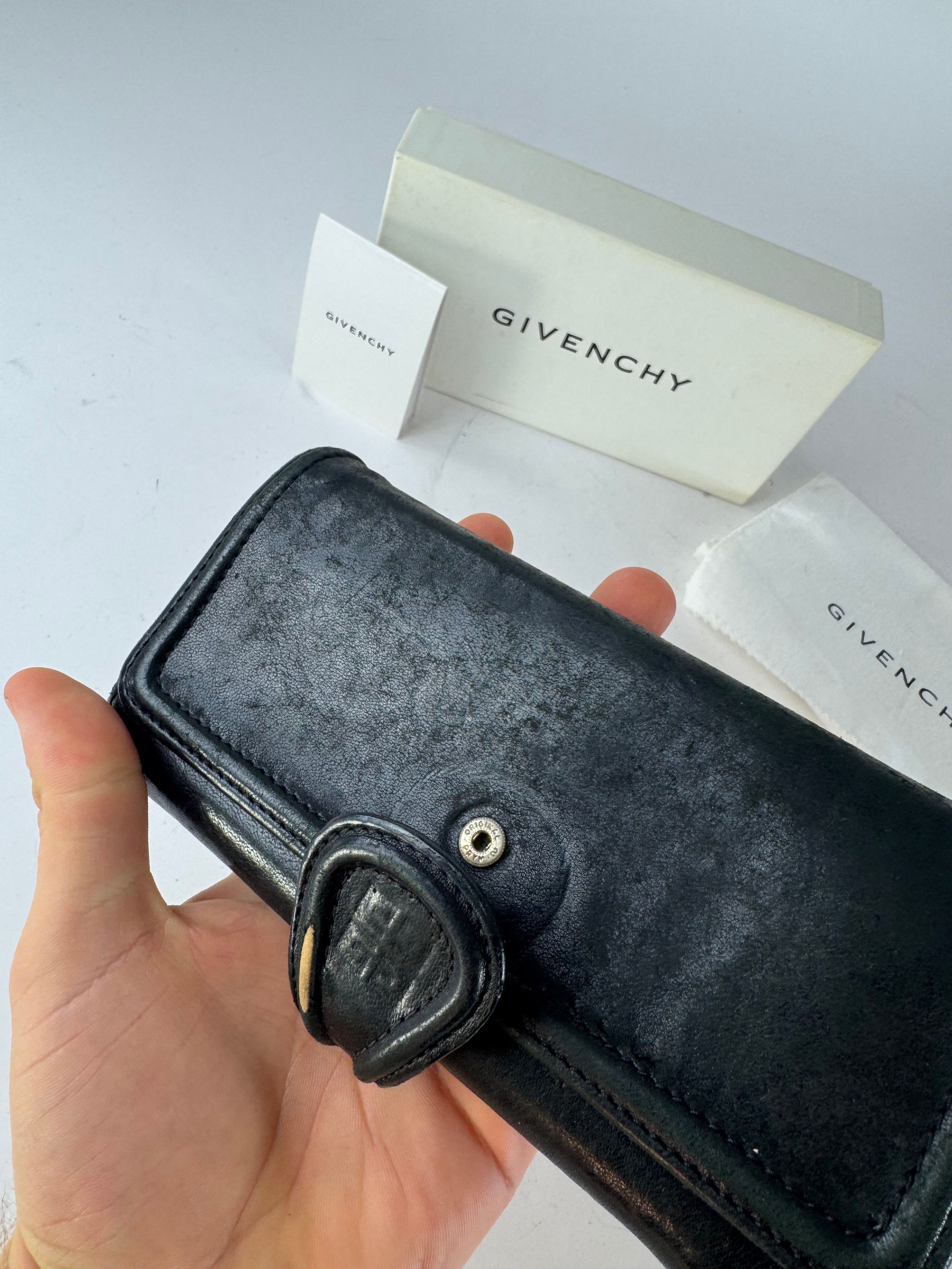 Givenchy Vintage Leather Wallet black Size ONE SIZE - 3 Thumbnail