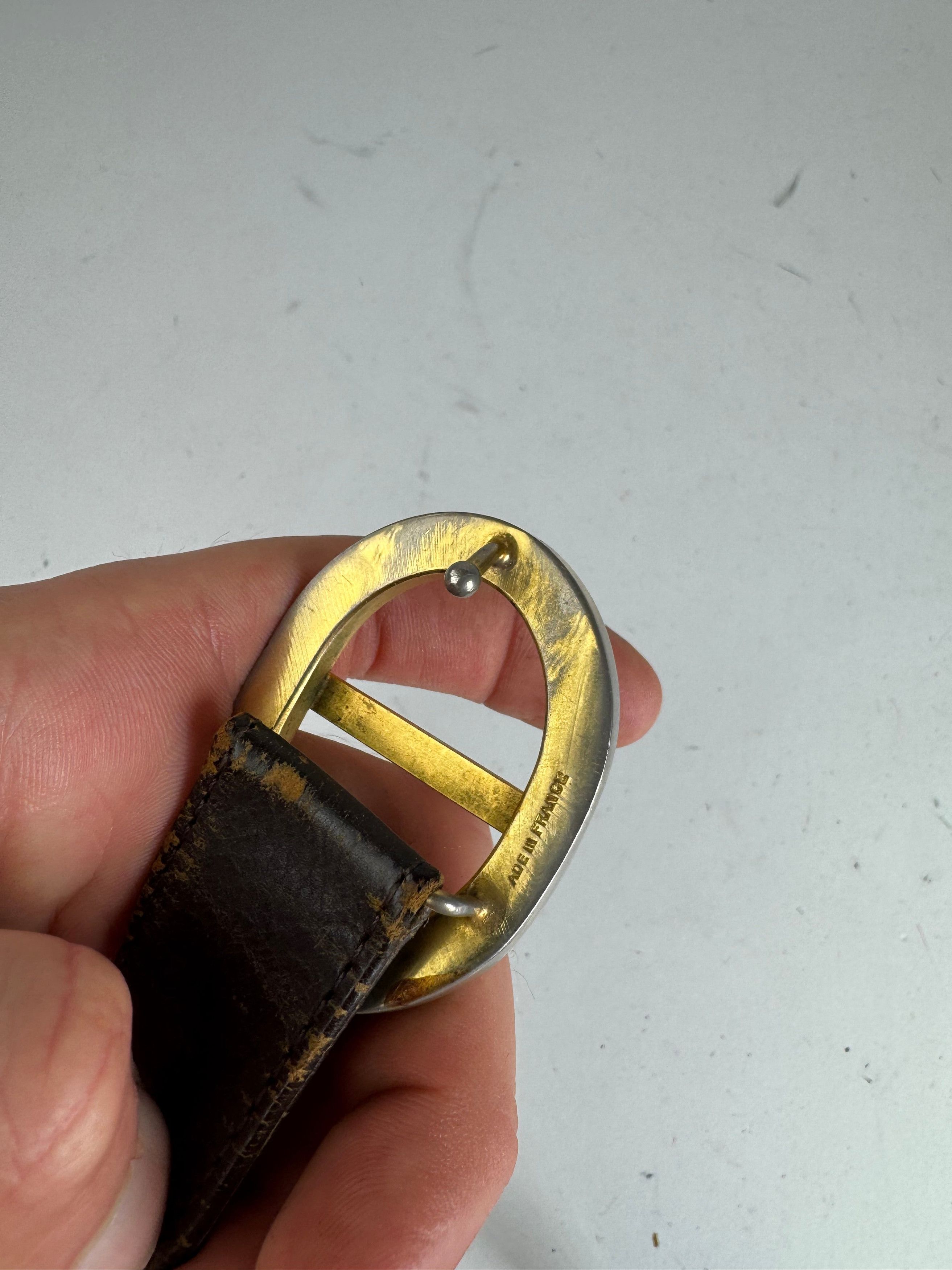 Dior Vintage Leather Belt brown Size ONE SIZE - 4 Thumbnail