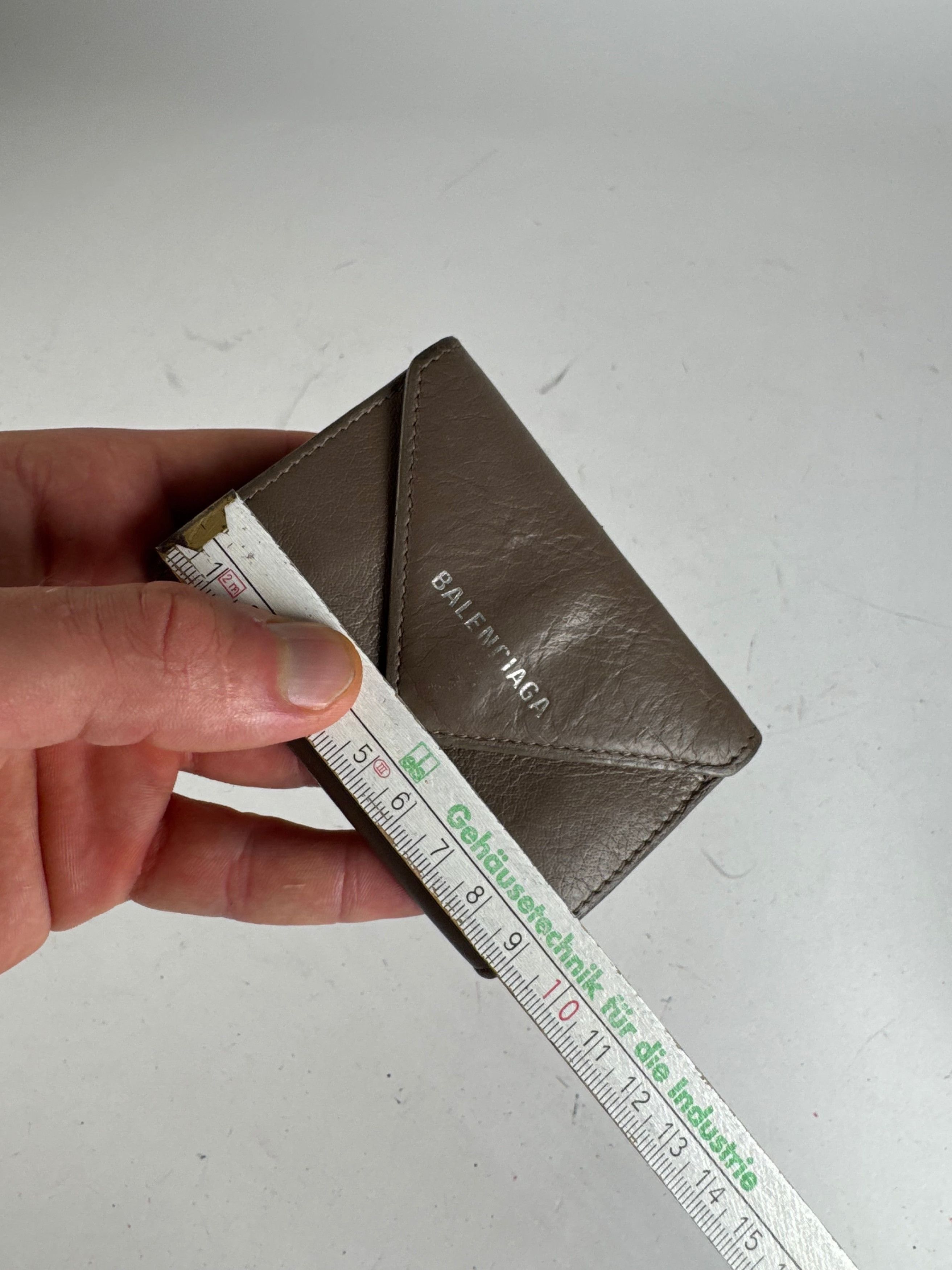 Balenciaga Vintage Leather Postal Card Holder Brown Size ONE SIZE - 11 Thumbnail