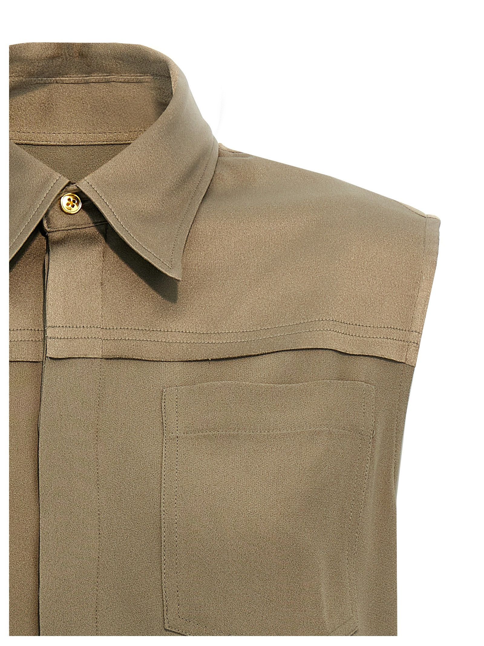 AMI Viscose Shirt Size XS / US 0-2 / IT 36-38 - 3 Thumbnail