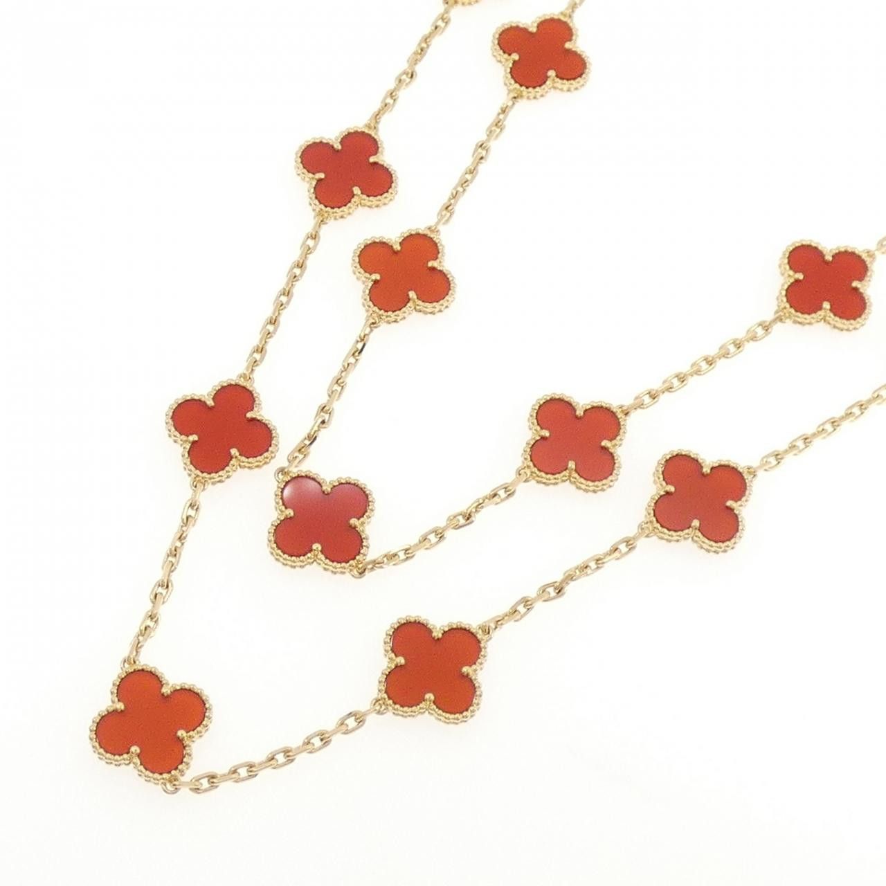 Van Cleef & Arpels Van Cleef & Arpels Van Cleef & Arpels Vintage Alhambra Au750 Necklace Metal Necklace DUTY FREE for USA Size ONE SIZE - 2 Thumbnail