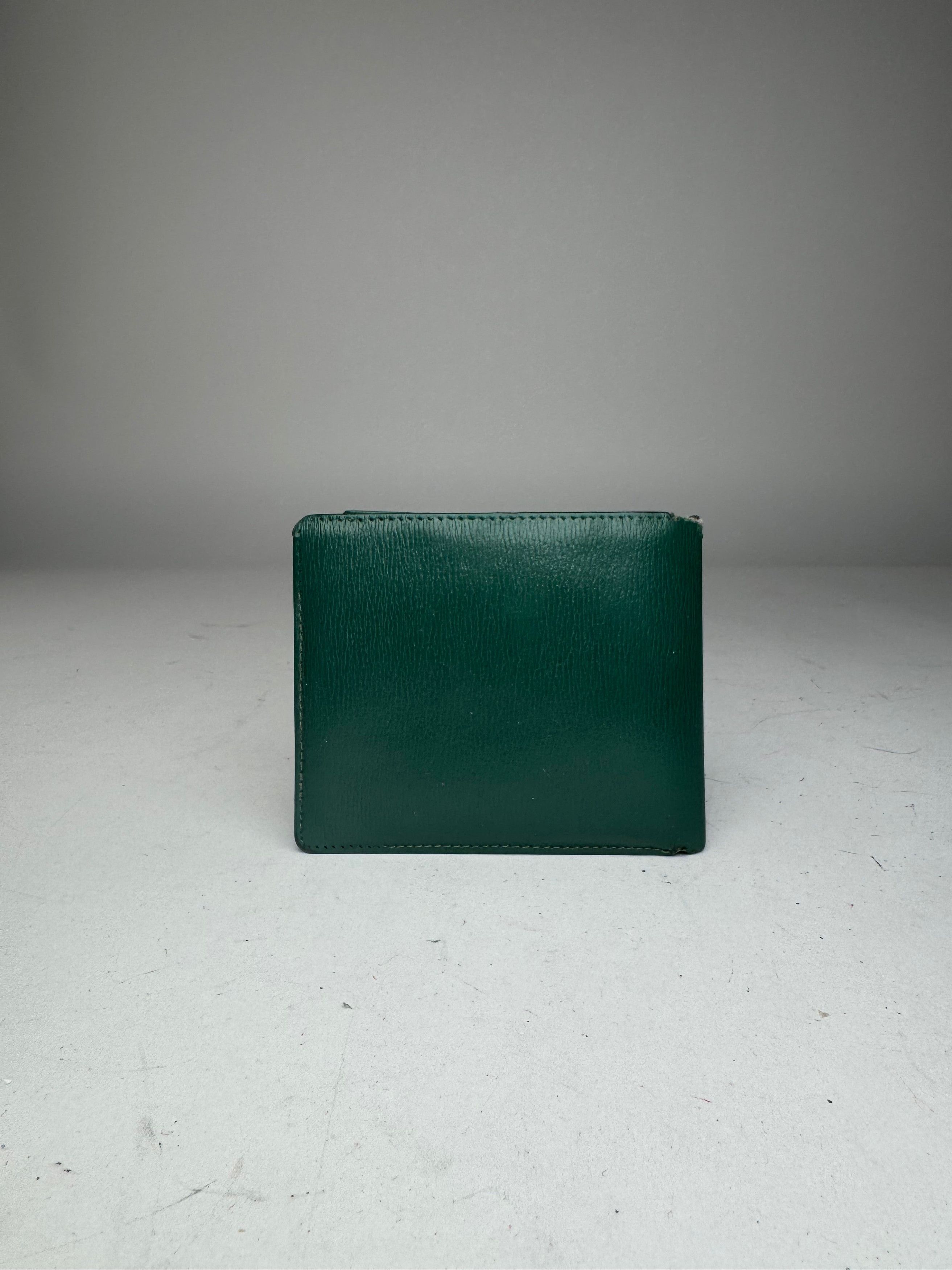 Givenchy Vintage Flapable Leather Wallet Green Size ONE SIZE - 2 Thumbnail