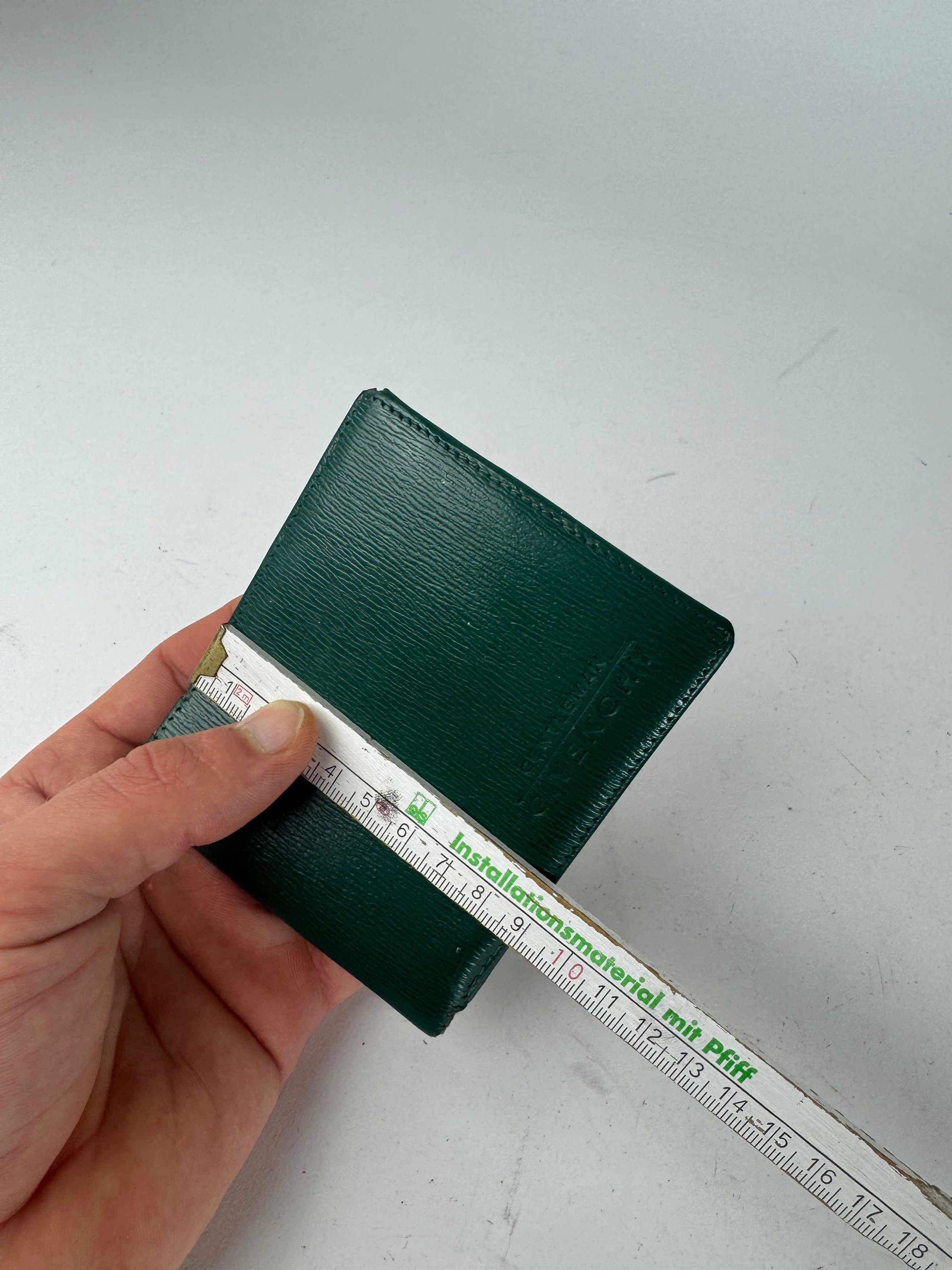 Givenchy Vintage Flapable Leather Wallet Green Size ONE SIZE - 12 Thumbnail