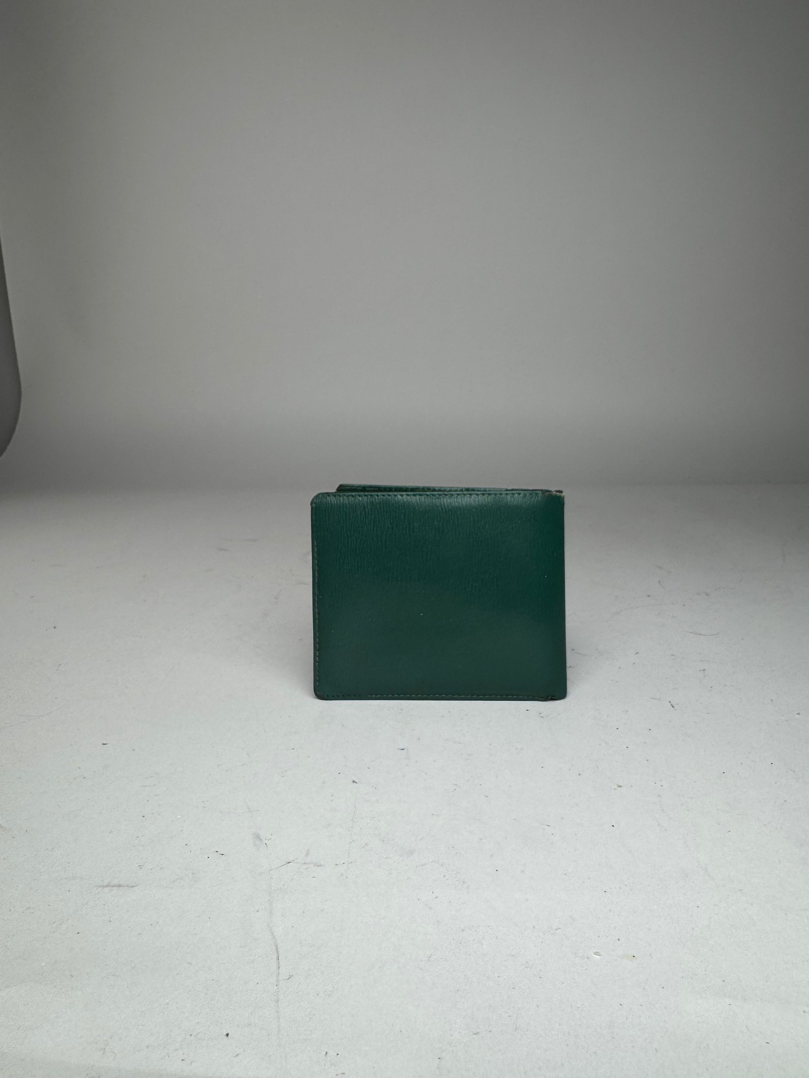 Givenchy Vintage Flapable Leather Wallet Green Size ONE SIZE - 7 Thumbnail