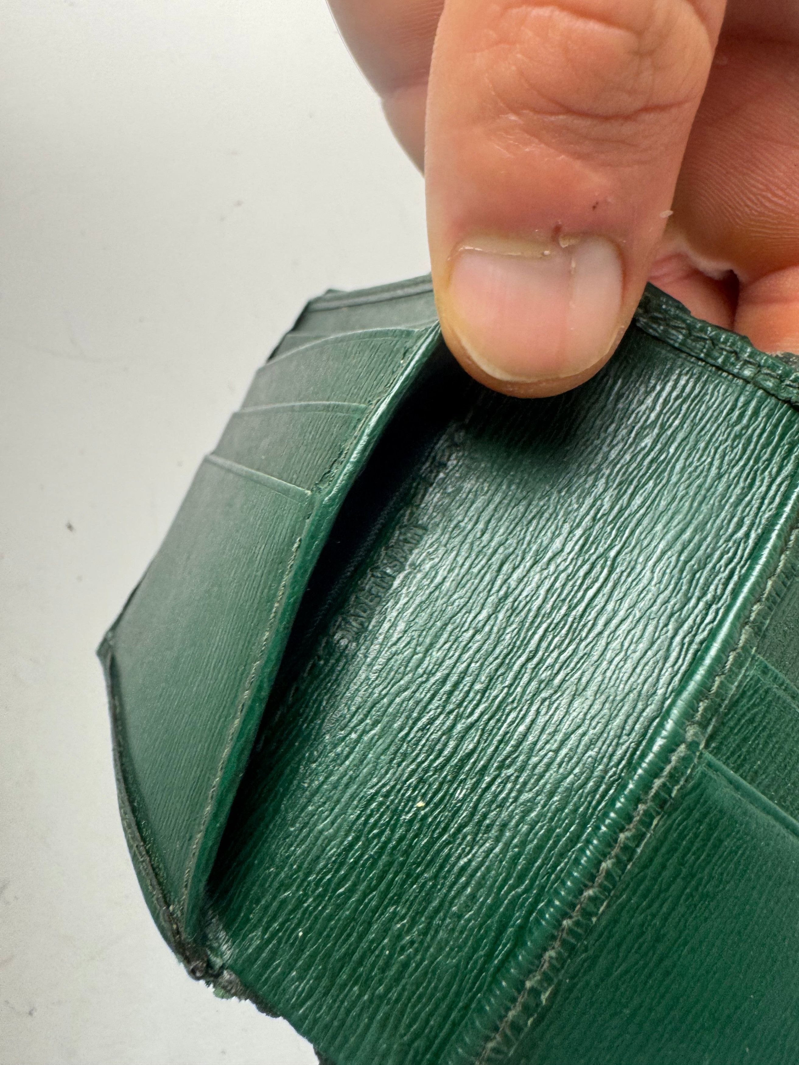 Givenchy Vintage Flapable Leather Wallet Green Size ONE SIZE - 8 Thumbnail