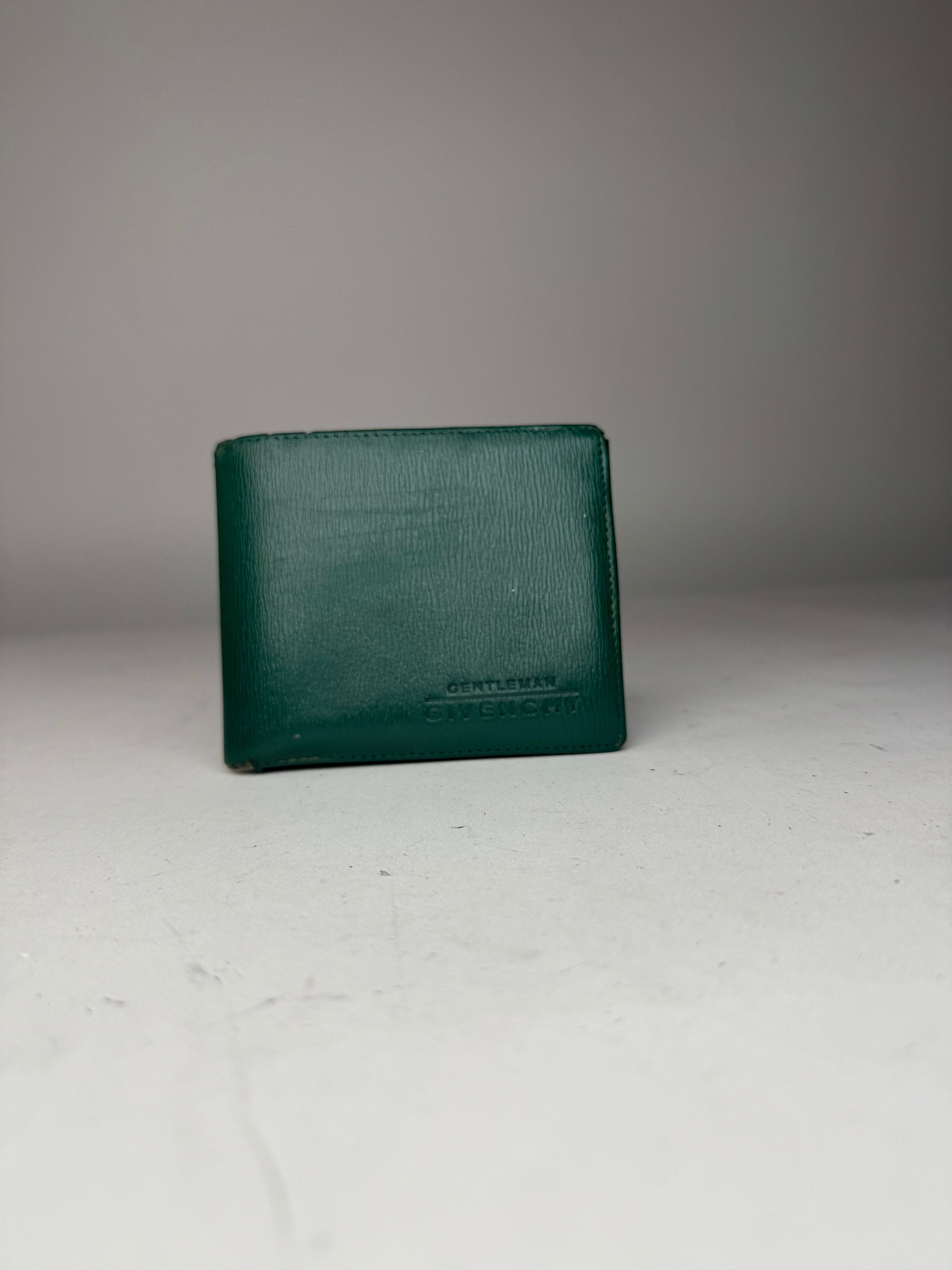 Givenchy Vintage Flapable Leather Wallet Green Size ONE SIZE - 6 Thumbnail