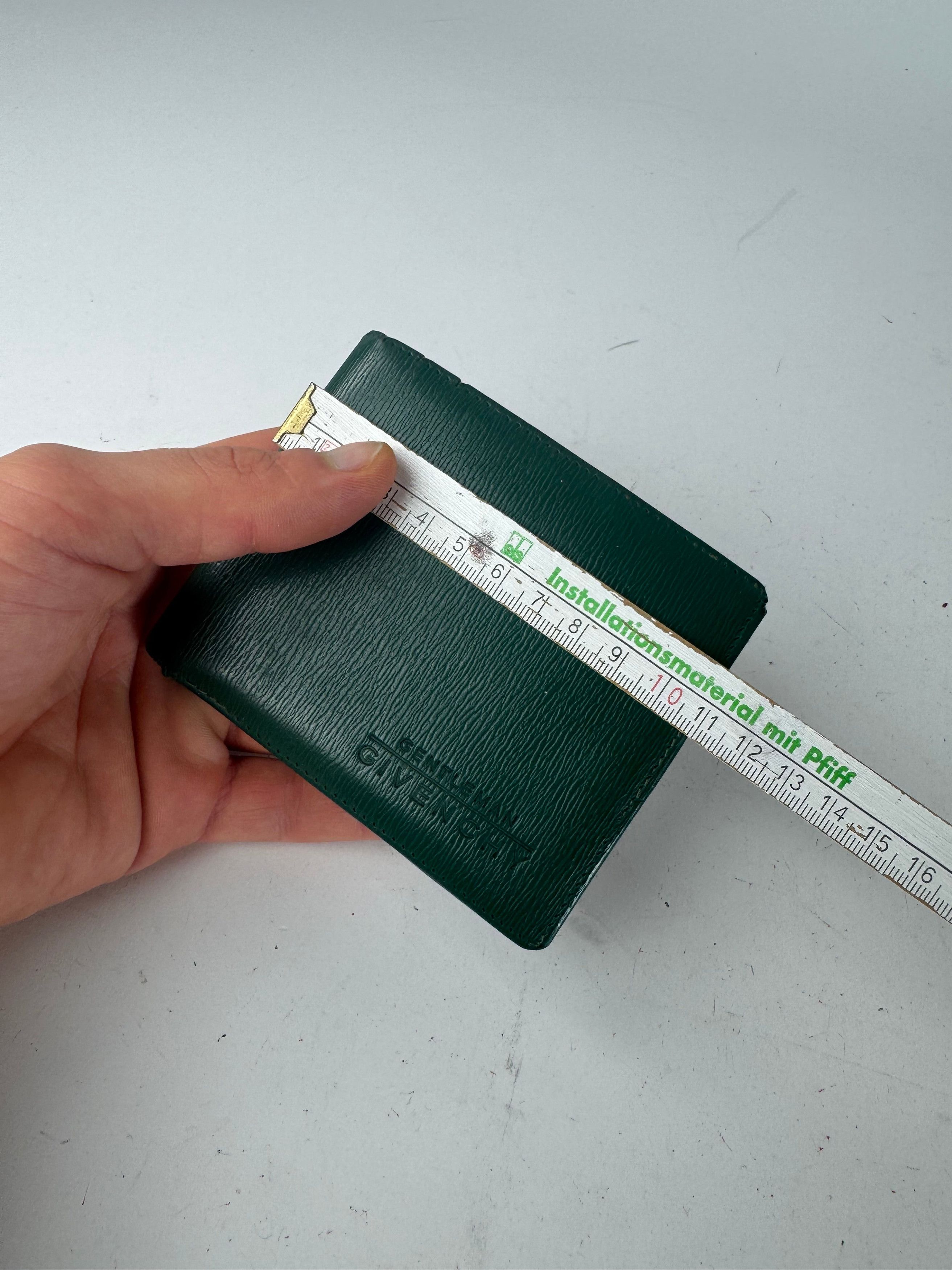 Givenchy Vintage Flapable Leather Wallet Green Size ONE SIZE - 11 Thumbnail