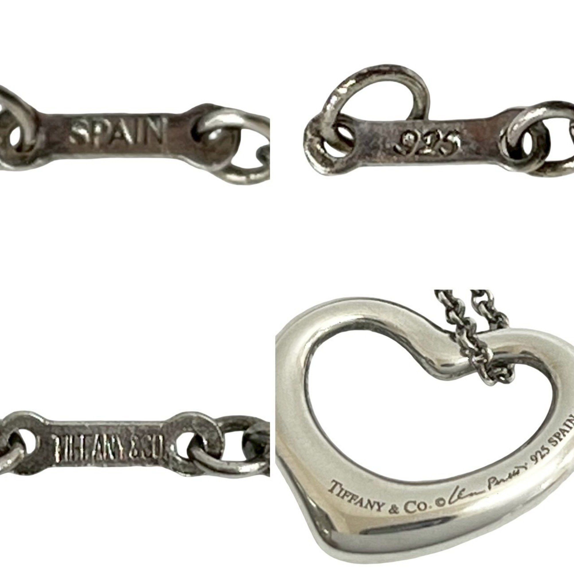 Tiffany & Co. TIFFANY & Co. Tiffany Open Heart Necklace, 925 Sterling Silver, Pendant, 05322 Size ONE SIZE - 2 Thumbnail
