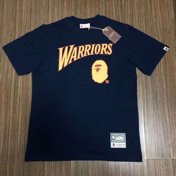 Warriors discount bape shirt