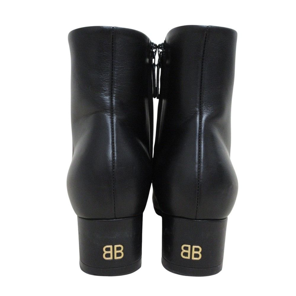 Balenciaga Balenciaga Balenciaga BB Heel Leather Short Boots Leather Shoes 525034 DUTY FREE for USA Size ONE SIZE - 3 Thumbnail