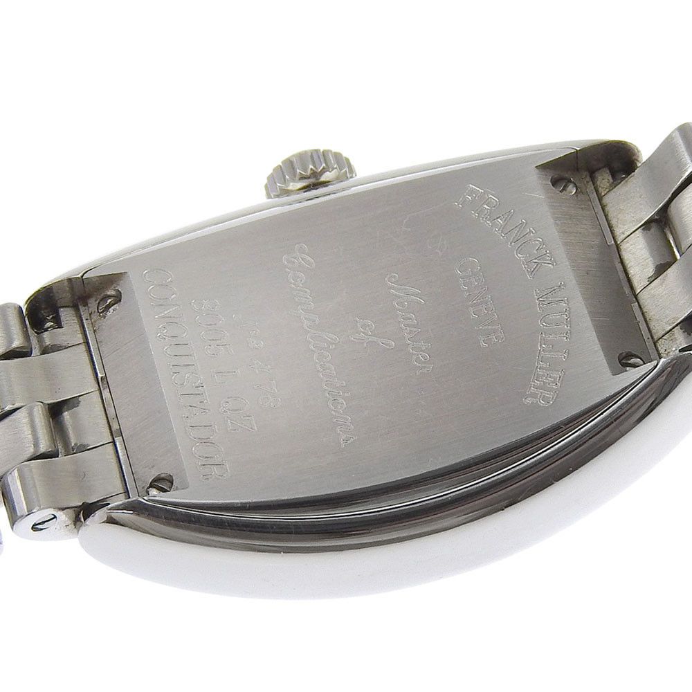 Other Other Franck Muller Conquistador Stainless Steel Watch Metal Quartz 8005L QZ DUTY FREE for USA Size ONE SIZE - 6 Thumbnail