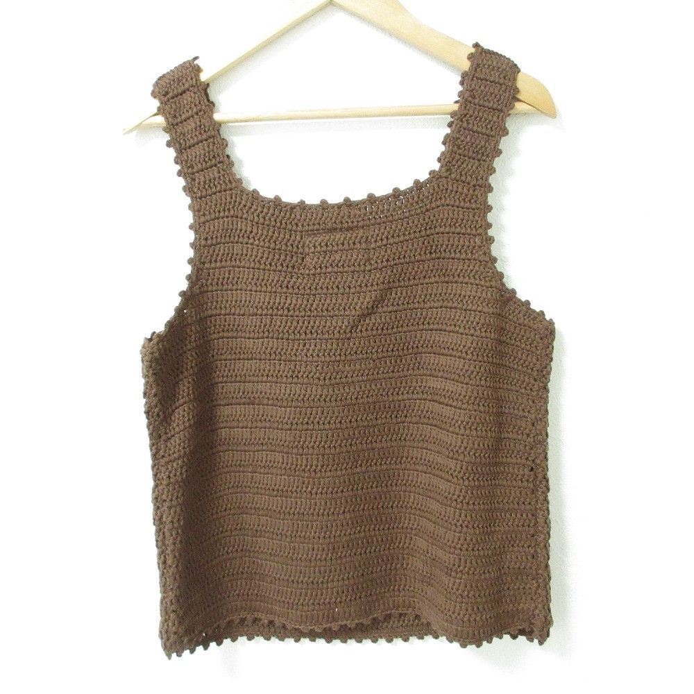 Other Other doublet Hand crochet mosaic Knit Tank Top Others Tops DUTY FREE for USA Size ONE SIZE - 2 Thumbnail