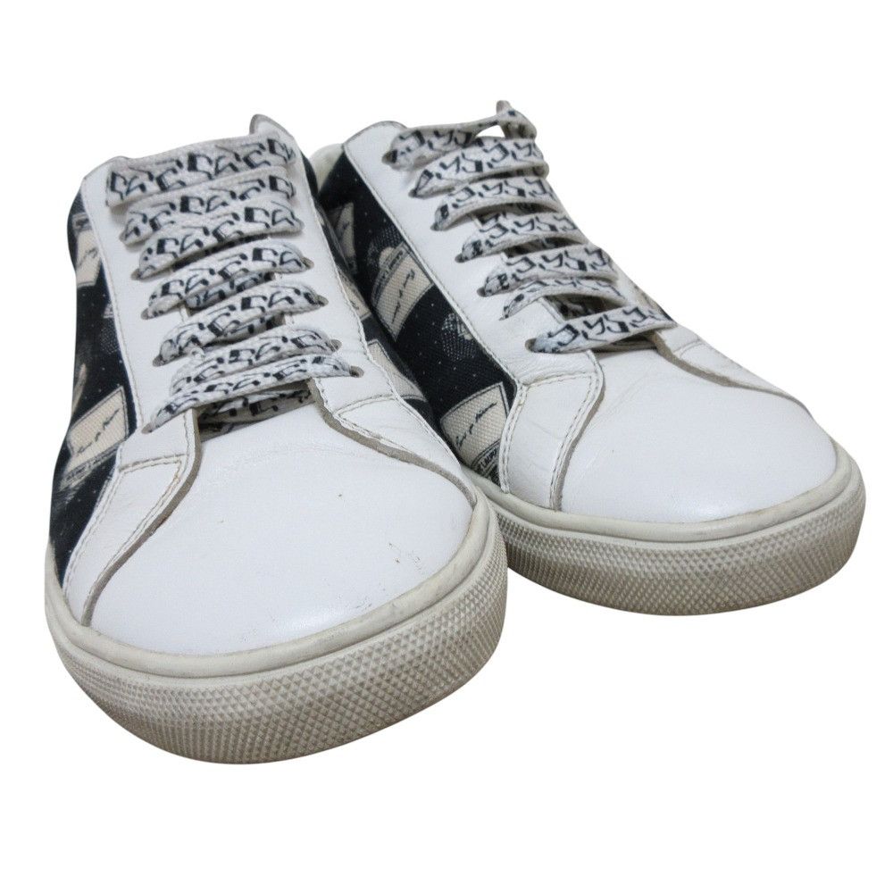 Yves Saint Laurent Yves Saint Laurent Saint Laurent Paris Canvas Leather Sneakers Canvas Shoes DUTY FREE for USA Size ONE SIZE - 8 Thumbnail