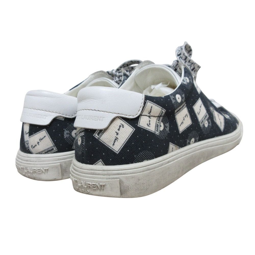 Yves Saint Laurent Yves Saint Laurent Saint Laurent Paris Canvas Leather Sneakers Canvas Shoes DUTY FREE for USA Size ONE SIZE - 10 Thumbnail