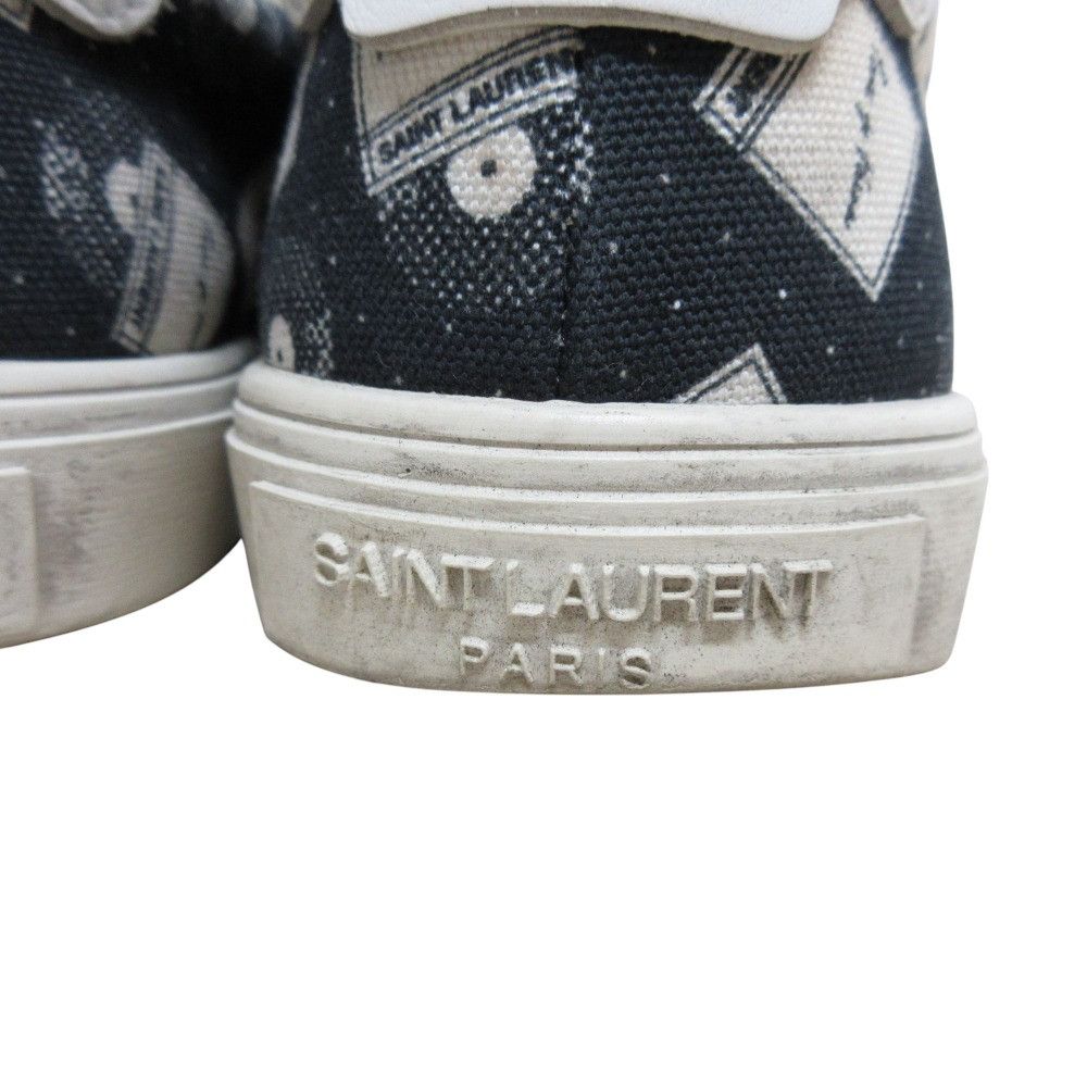Yves Saint Laurent Yves Saint Laurent Saint Laurent Paris Canvas Leather Sneakers Canvas Shoes DUTY FREE for USA Size ONE SIZE - 7 Thumbnail
