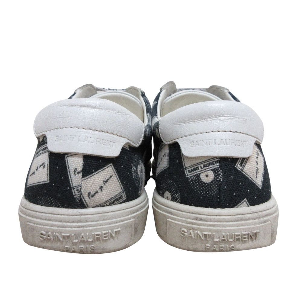 Yves Saint Laurent Yves Saint Laurent Saint Laurent Paris Canvas Leather Sneakers Canvas Shoes DUTY FREE for USA Size ONE SIZE - 4 Thumbnail