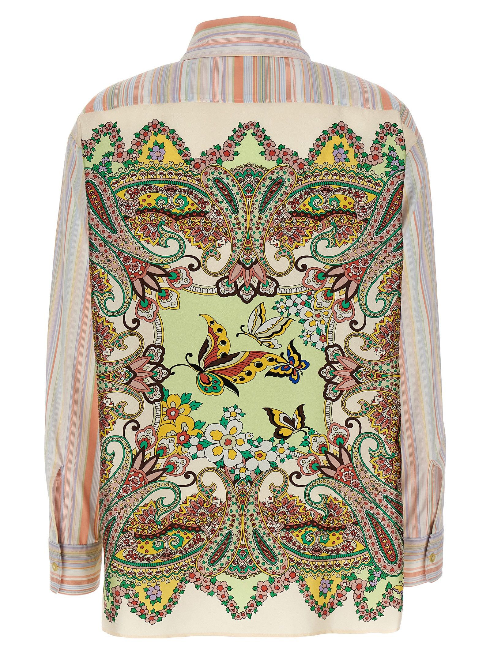 Etro Paisley insert shirt Size L / US 10 / IT 46 - 2 Thumbnail