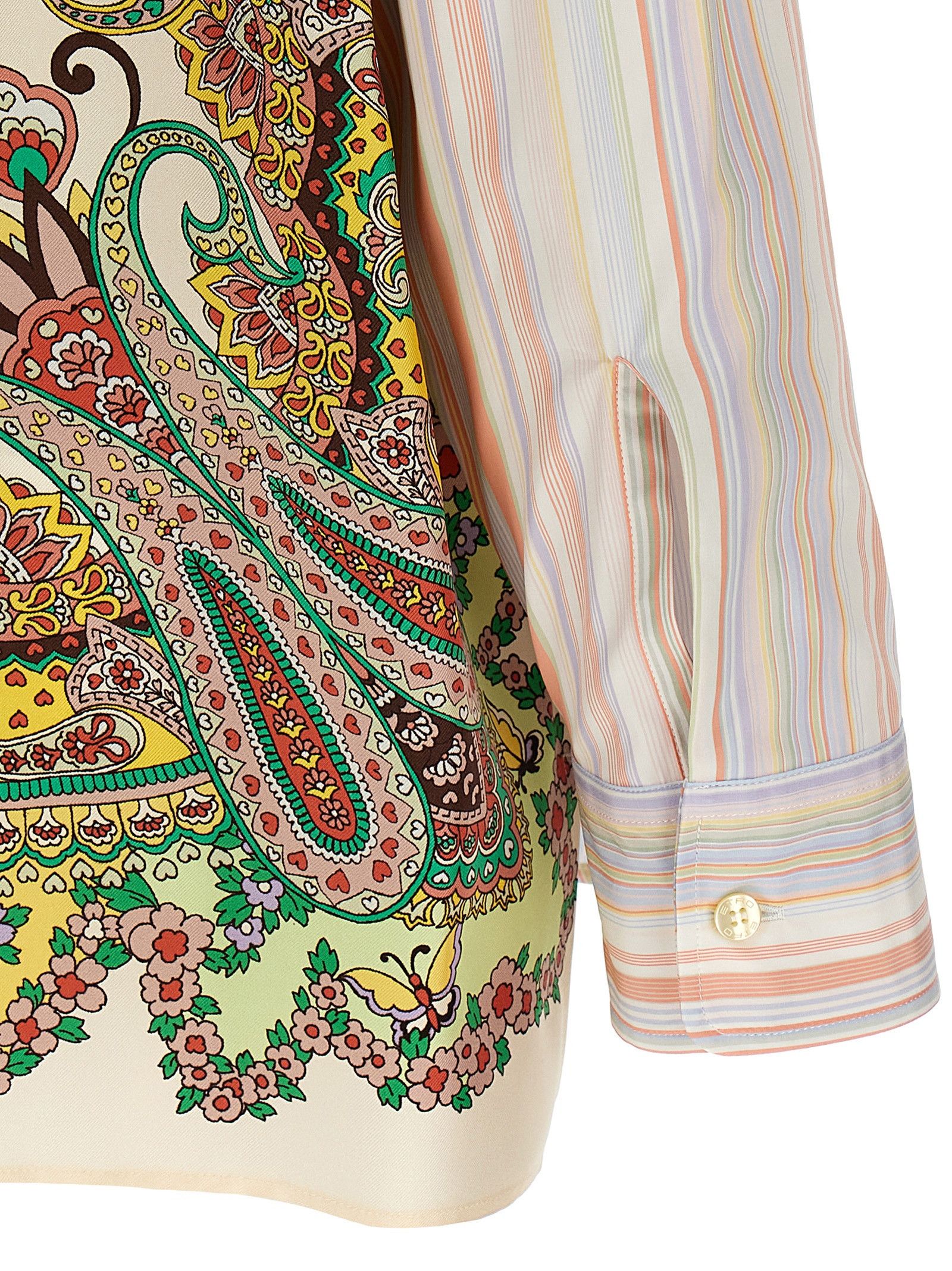 Etro Paisley insert shirt Size L / US 10 / IT 46 - 4 Thumbnail