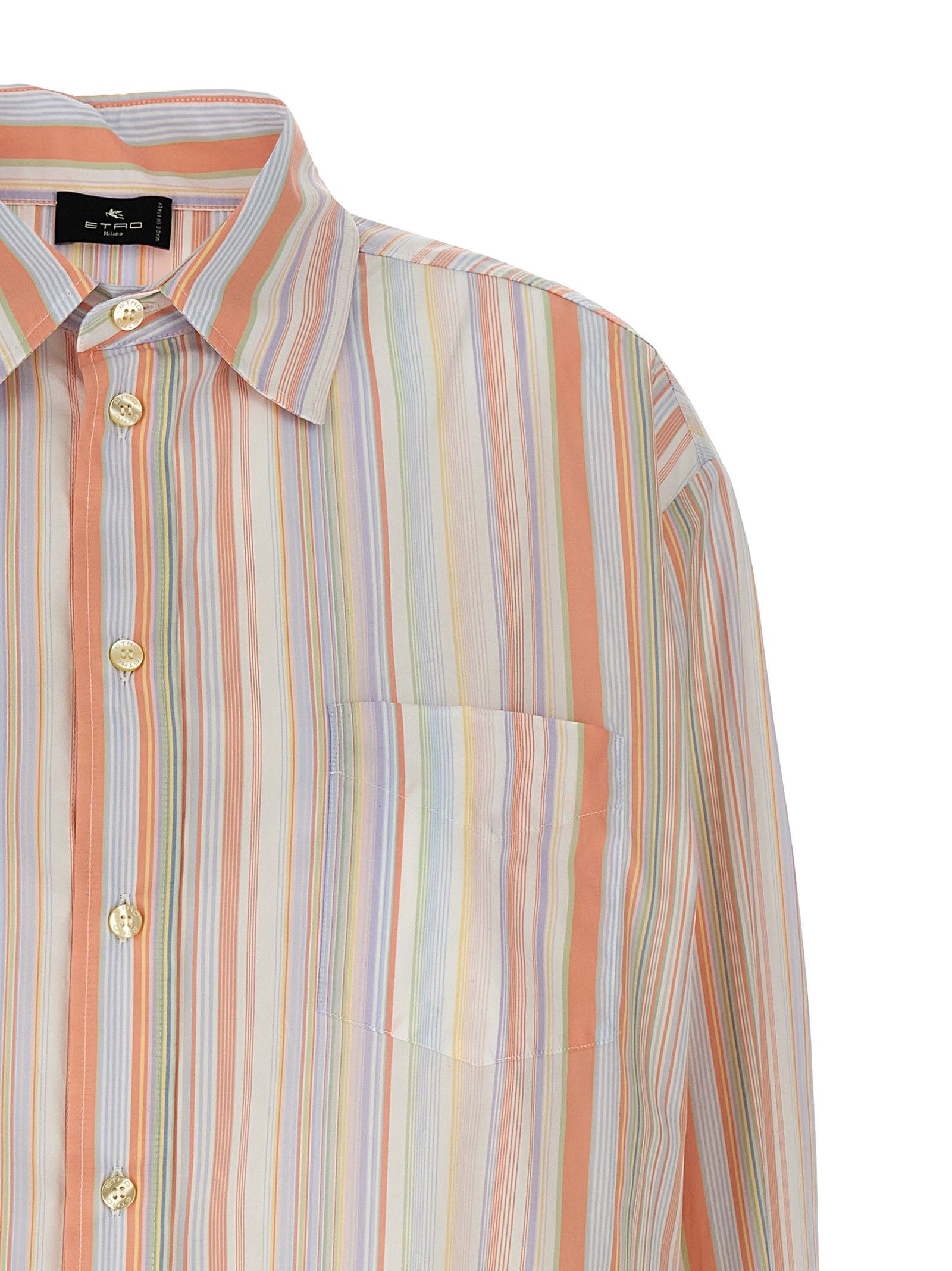 Etro Paisley insert shirt Size L / US 10 / IT 46 - 3 Thumbnail