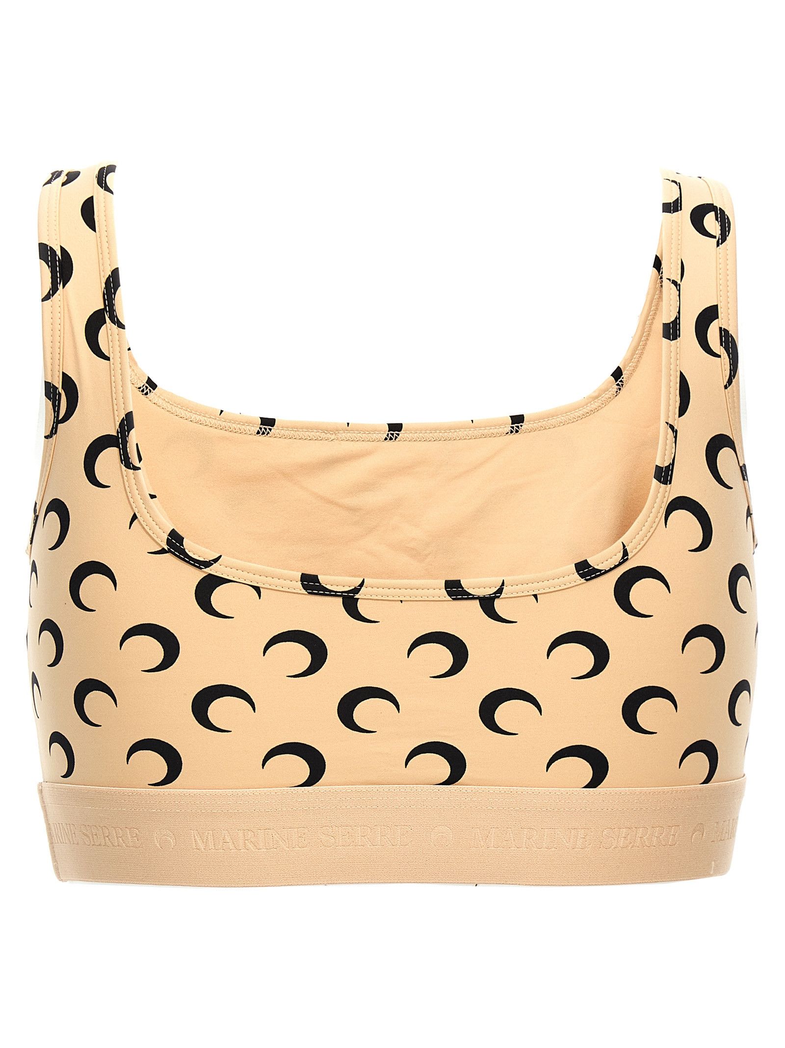 Marine Serre 'Moon Printed Jersey' cropped top Size S / US 4 / IT 40 - 2 Thumbnail