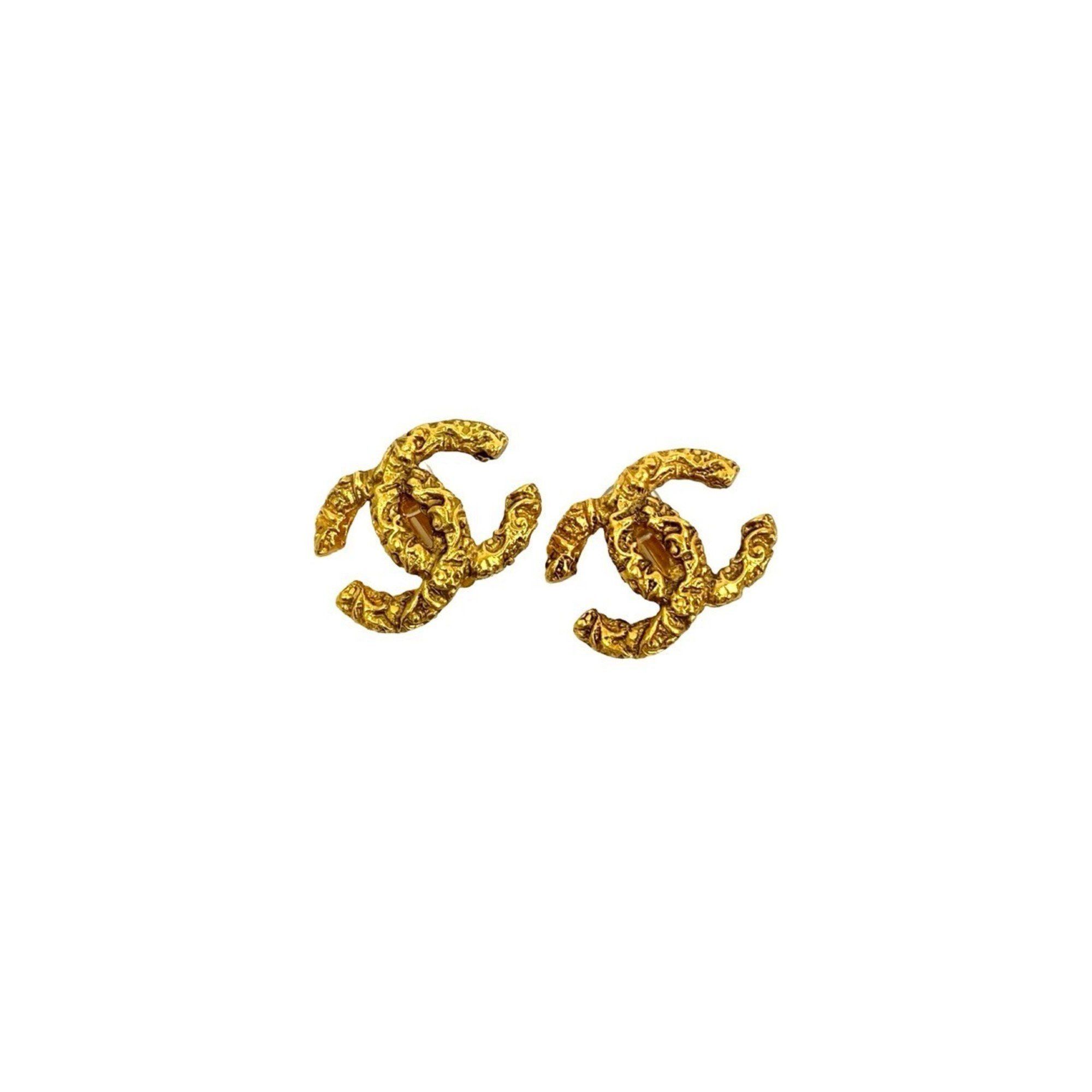 Chanel CHANEL Vintage Coco Mark Motif Earrings and Ear Cuffs, Gold, 60447 Size ONE SIZE - 4 Thumbnail