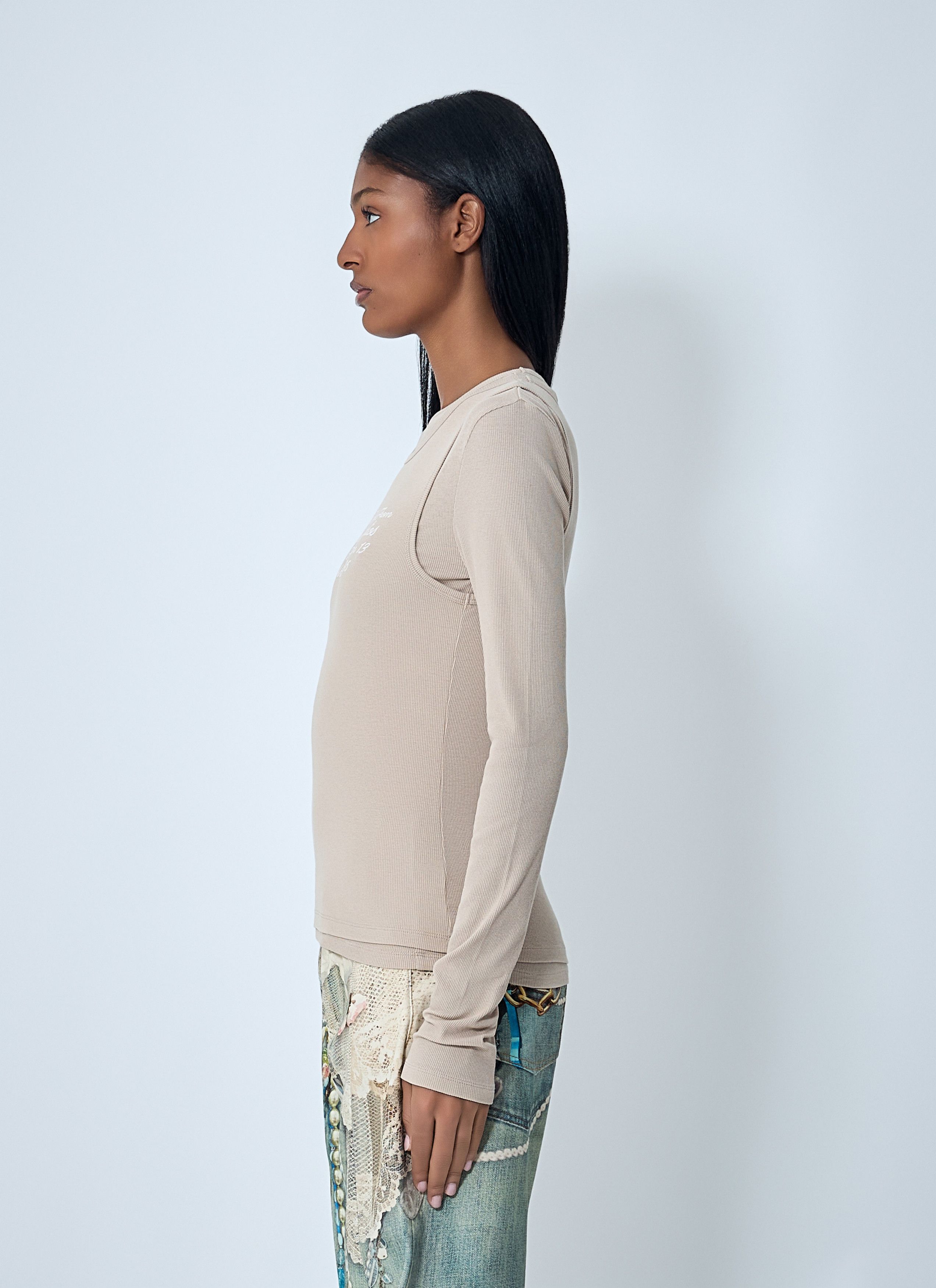 Acne Studios Logo Motif T-Shirt Size L / US 10 / IT 46 - 3 Thumbnail