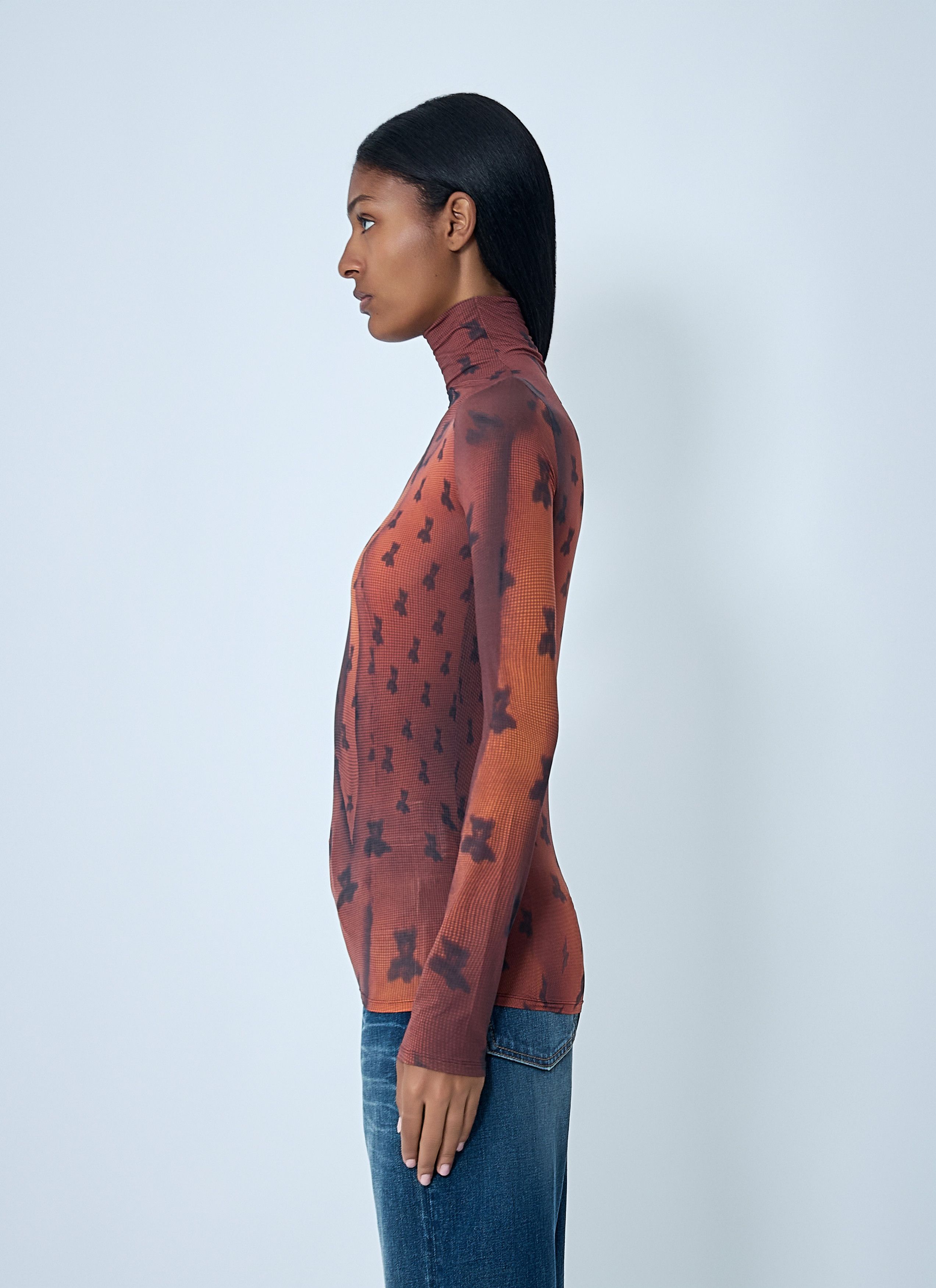 Acne Studios Print Mesh Top Size M / US 6-8 / IT 42-44 - 3 Thumbnail
