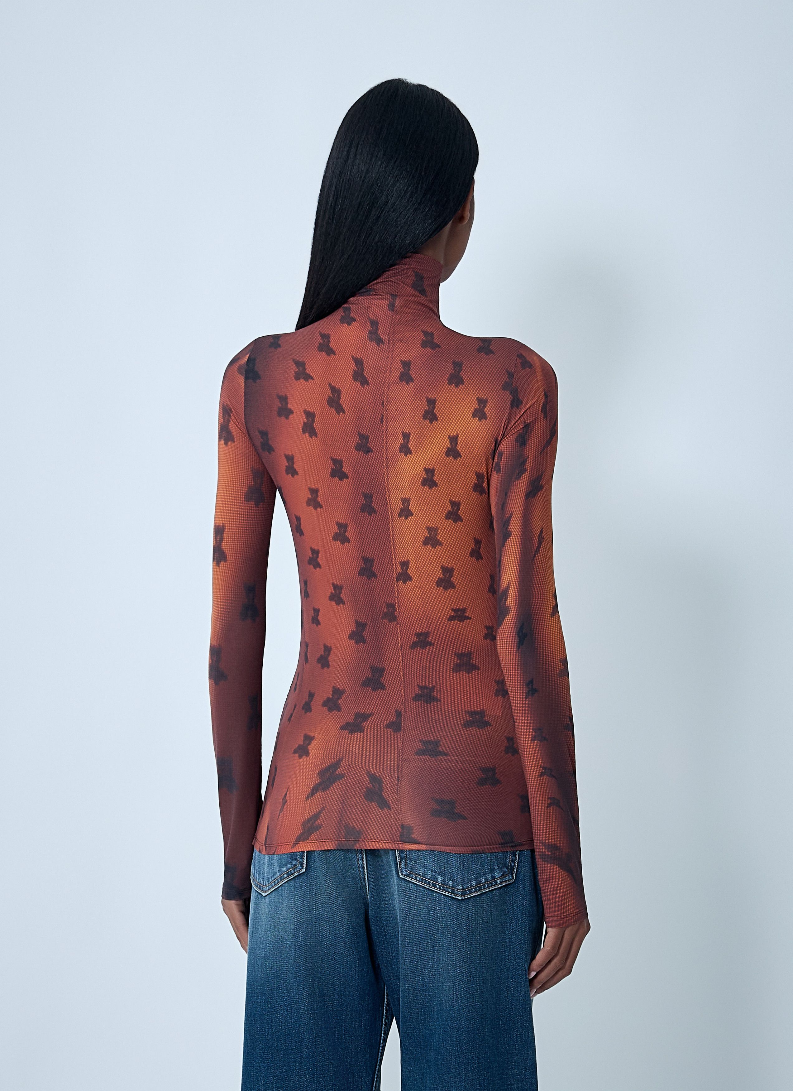 Acne Studios Print Mesh Top Size XS / US 0-2 / IT 36-38 - 4 Thumbnail