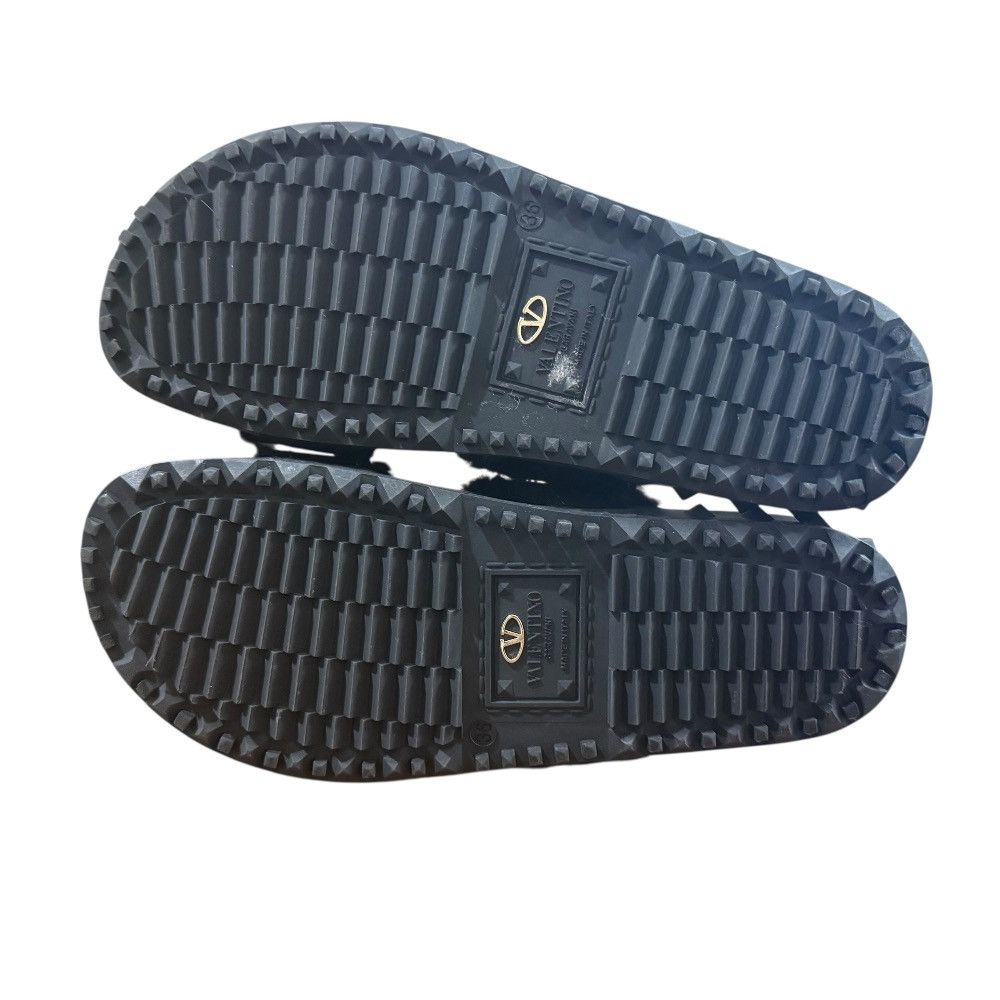 Valentino Valentino Valentino Garavani Rockstud Shearling Sandals Leather Shoes DUTY FREE for USA Size ONE SIZE - 7 Thumbnail