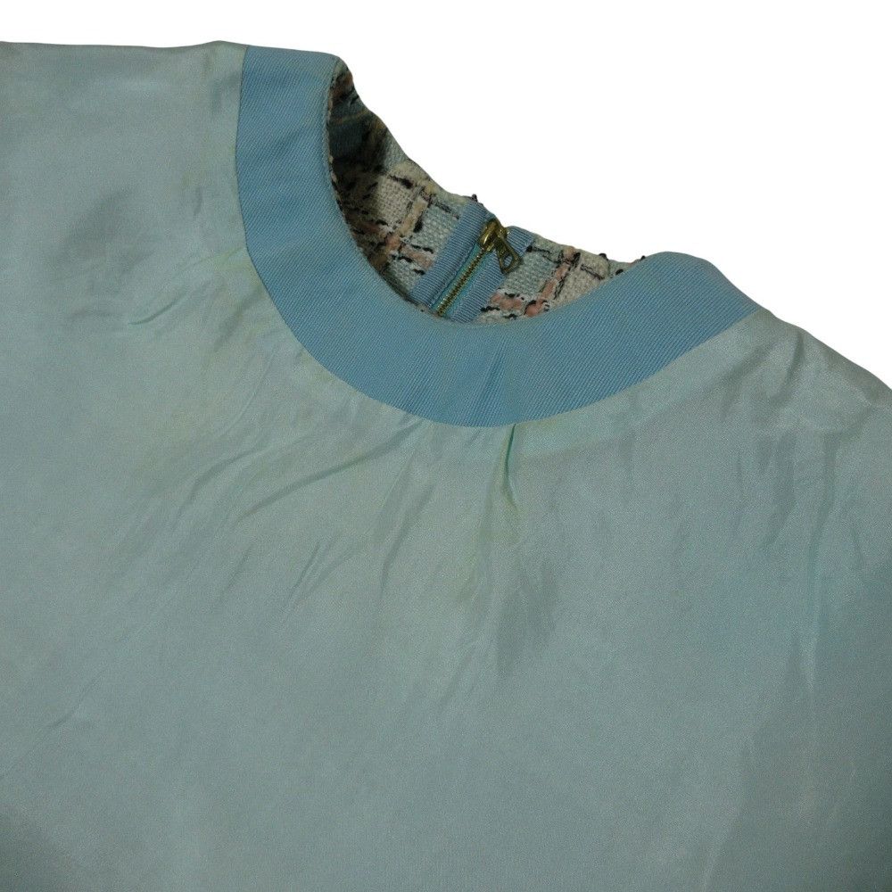 Other Other Drawer Check Tweed Short Sleeve Blouse Others Tops 6521-299-0761 DUTY FREE for USA Size ONE SIZE - 8 Thumbnail