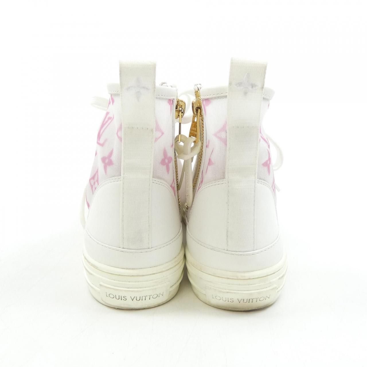 Louis Vuitton Louis Vuitton Louis Vuitton Stellar Line Sneakers Leather Shoes DUTY FREE for USA Size ONE SIZE - 5 Thumbnail