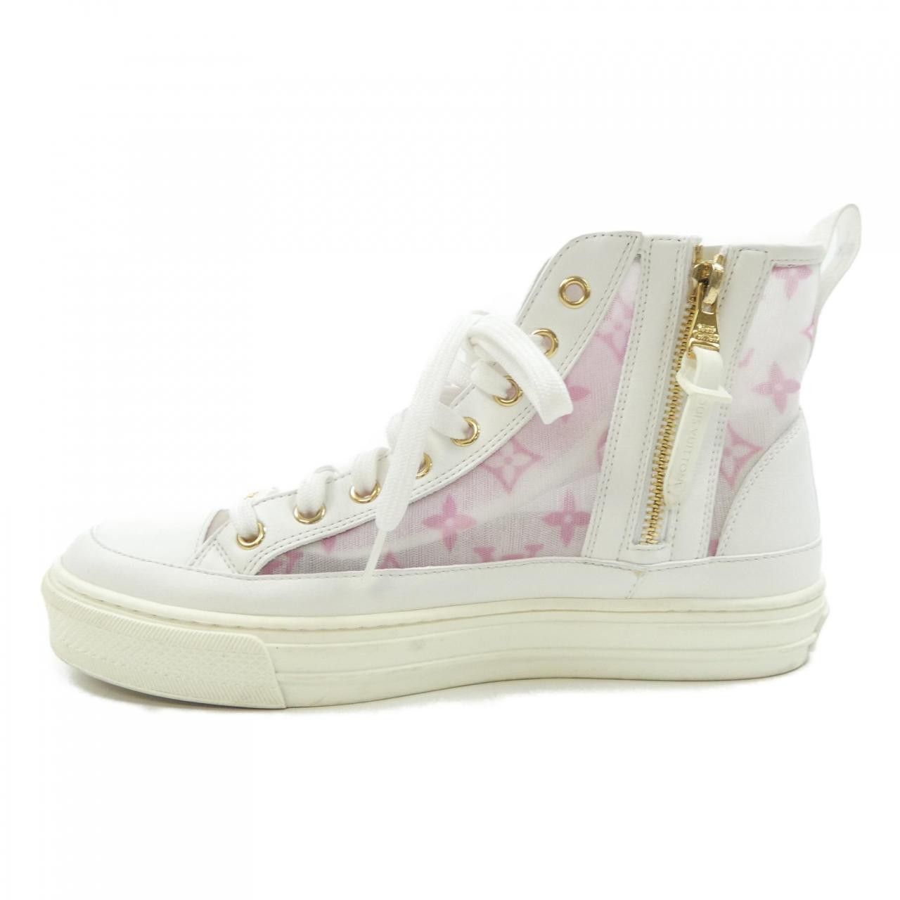 Louis Vuitton Louis Vuitton Louis Vuitton Stellar Line Sneakers Leather Shoes DUTY FREE for USA Size ONE SIZE - 2 Thumbnail