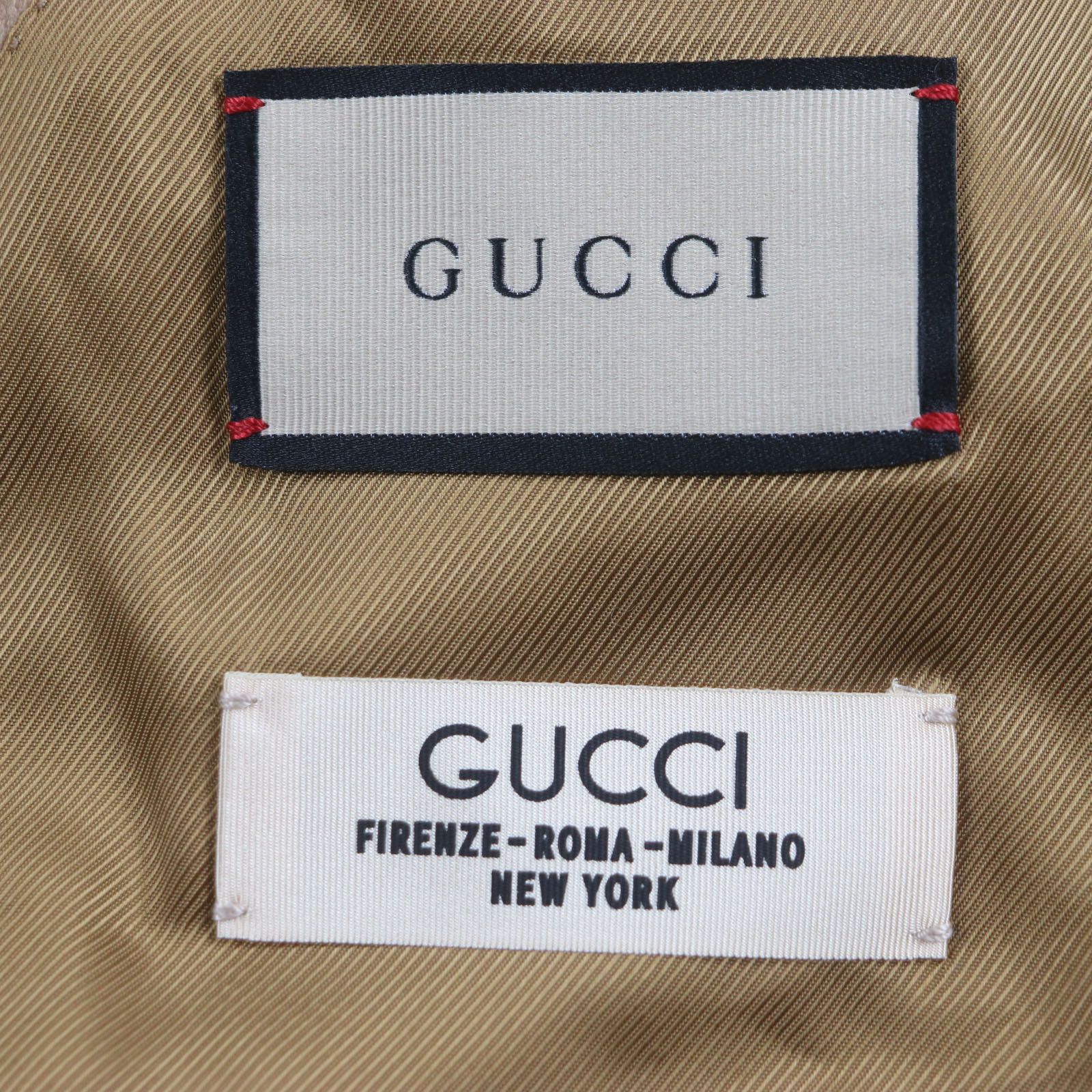 Gucci Gucci Gucci Chester coat Wool Coat Leather Outerwear 753089 DUTY FREE for USA Size ONE SIZE - 8 Thumbnail