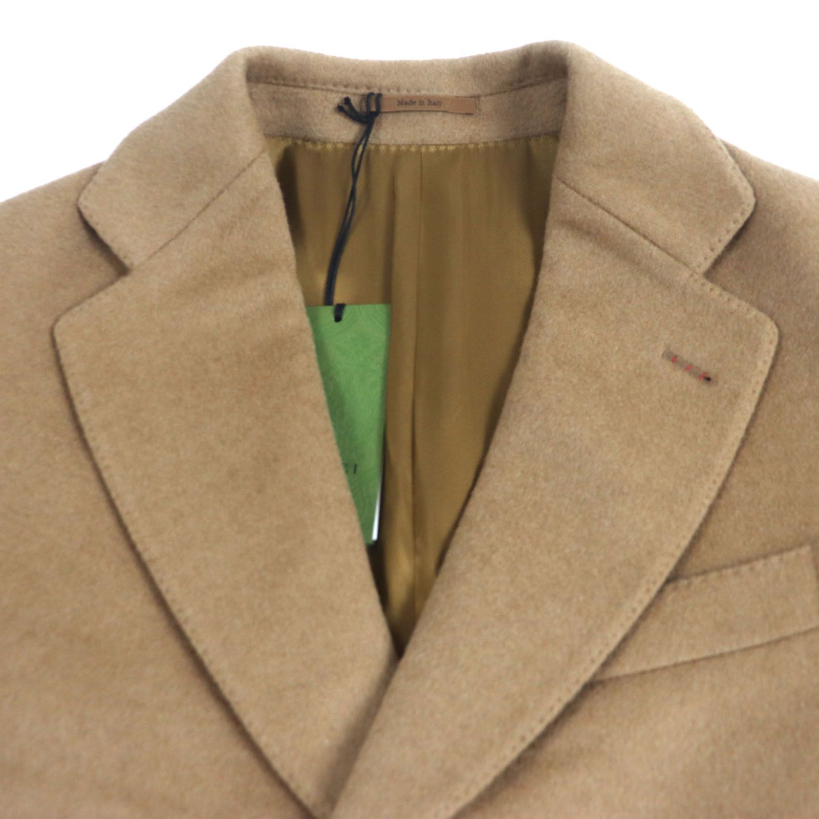 Gucci Gucci Gucci Chester coat Wool Coat Leather Outerwear 753089 DUTY FREE for USA Size ONE SIZE - 2 Thumbnail