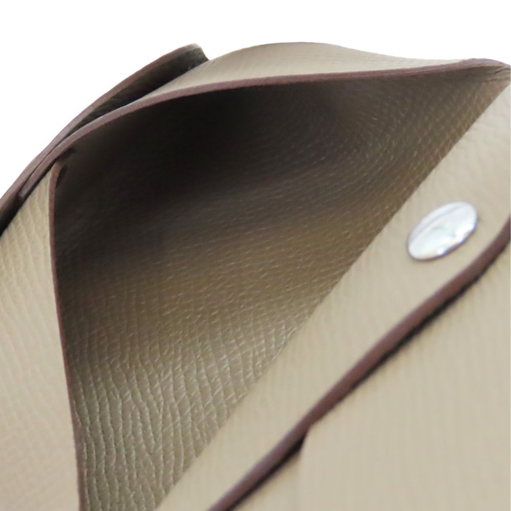 Hermes Hermes Hermes Calvi Duo Epsom Card Case Leather Card Case Stamp B (2023) DUTY FREE for USA Size ONE SIZE - 8 Thumbnail