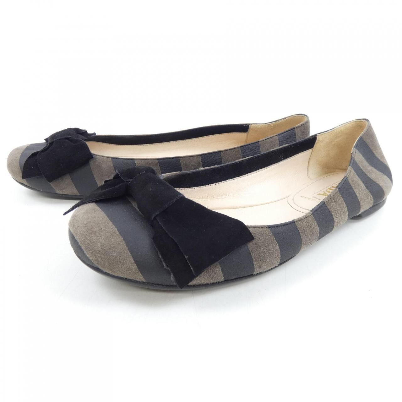 Prada Prada Prada Flat Shoes Leather Shoes DUTY FREE for USA Size ONE SIZE - 3 Thumbnail