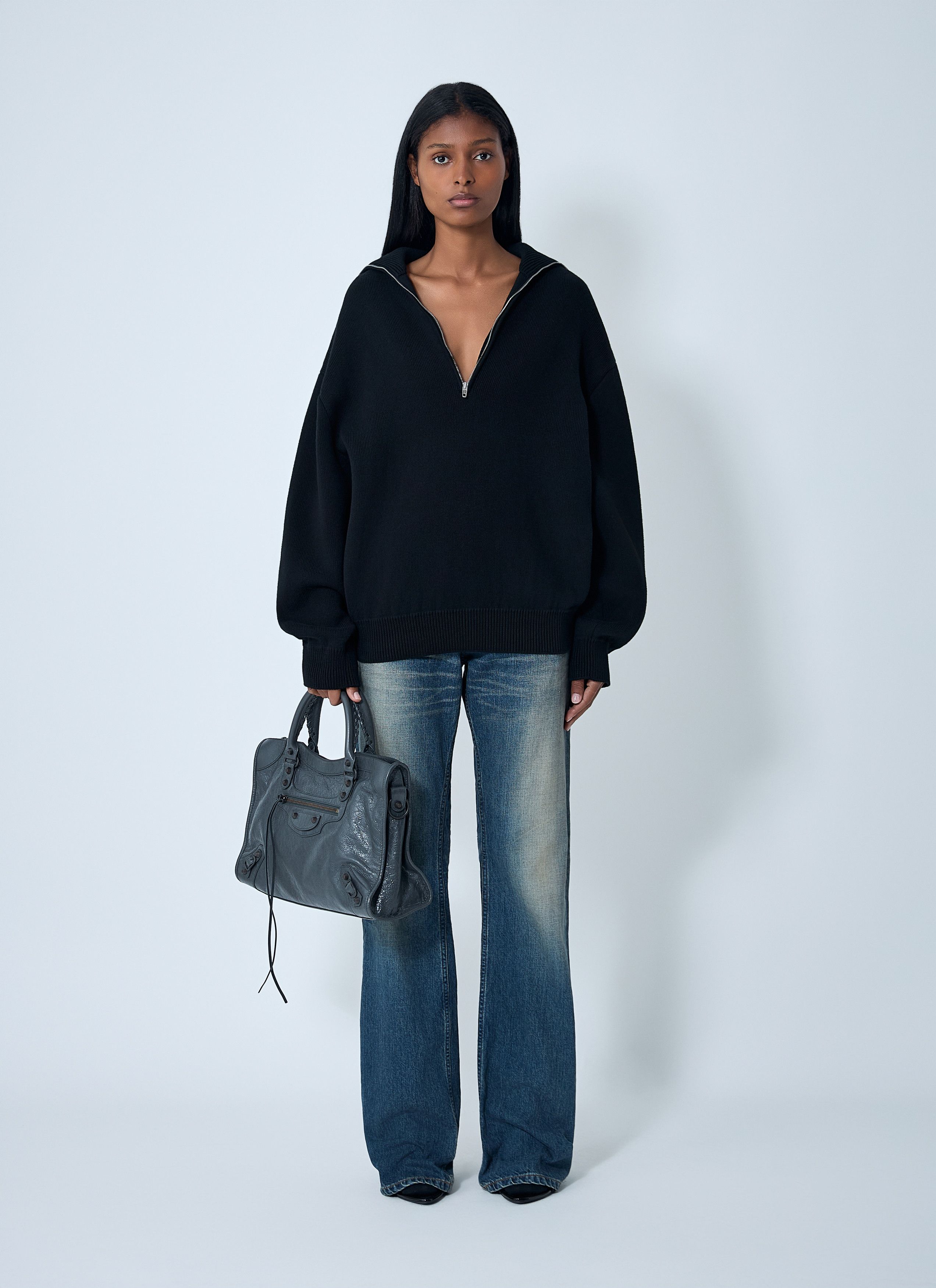 Balenciaga Zip-Up Sweater Size S / US 4 / IT 40 - 2 Thumbnail