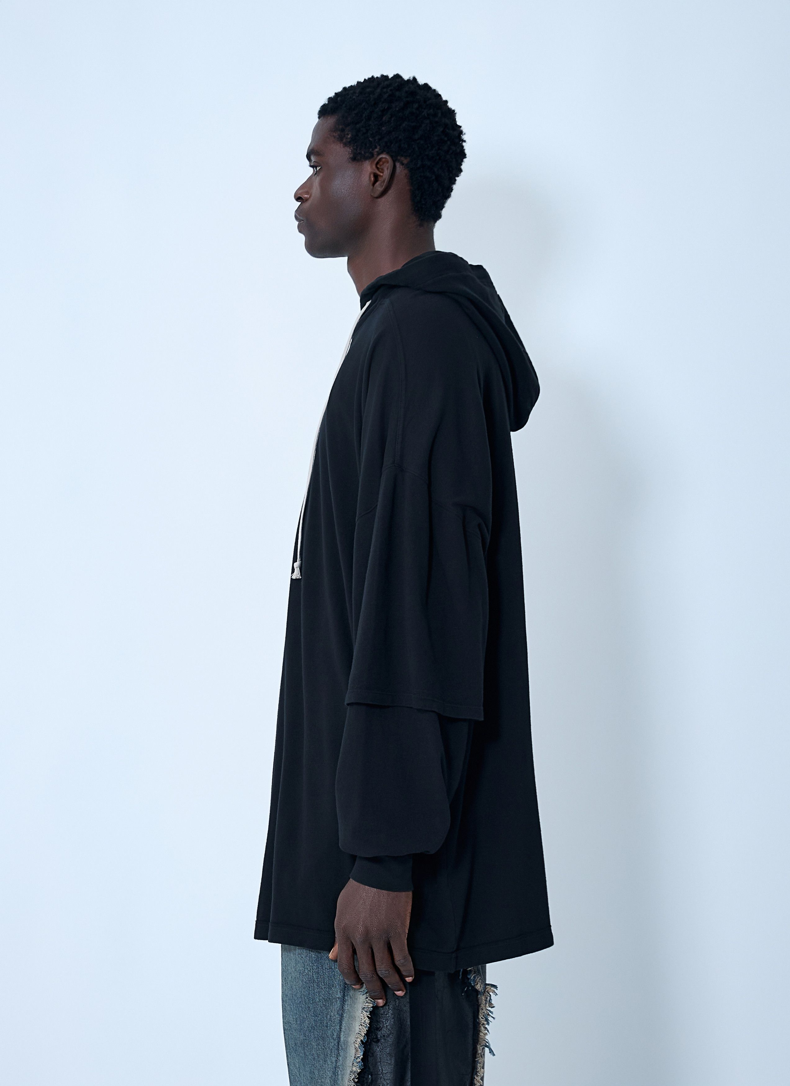 Rick Owens Drkshdw Tommy Hustler Hooded T-Shirt Size US M / EU 48-50 / 2 - 3 Thumbnail