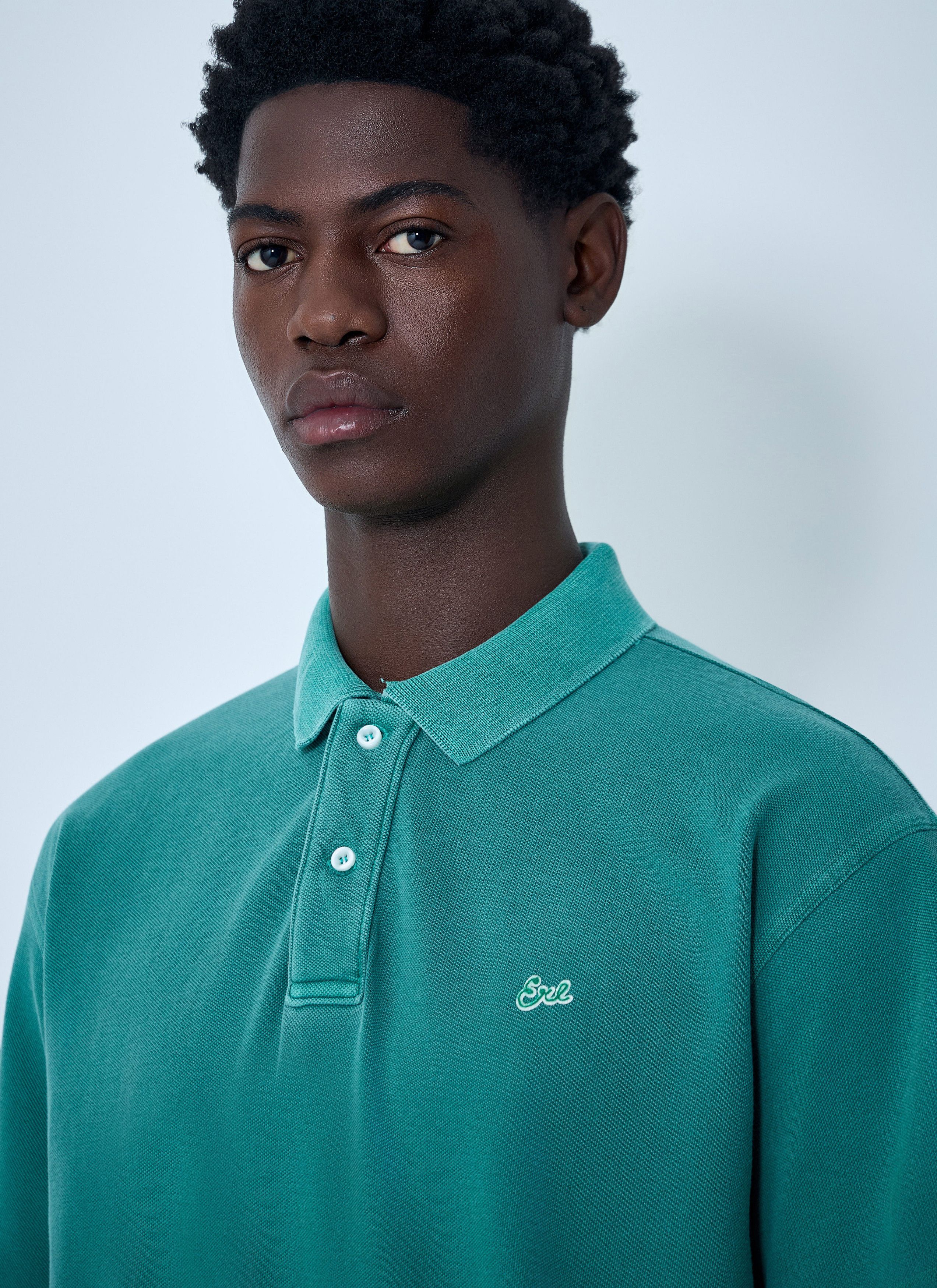 ERL Logo Motif Polo Shirt Size US S / EU 44-46 / 1 - 5 Thumbnail