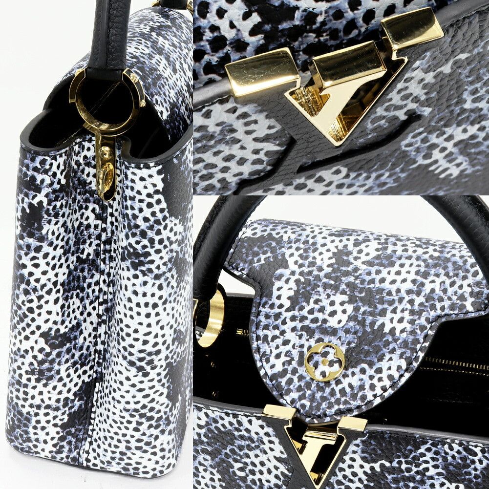 Louis Vuitton Louis Vuitton Louis Vuitton Capucines MM Taurillon 2way Limited Leather Handbag M21728 DUTY FREE for USA Size ONE SIZE - 5 Thumbnail