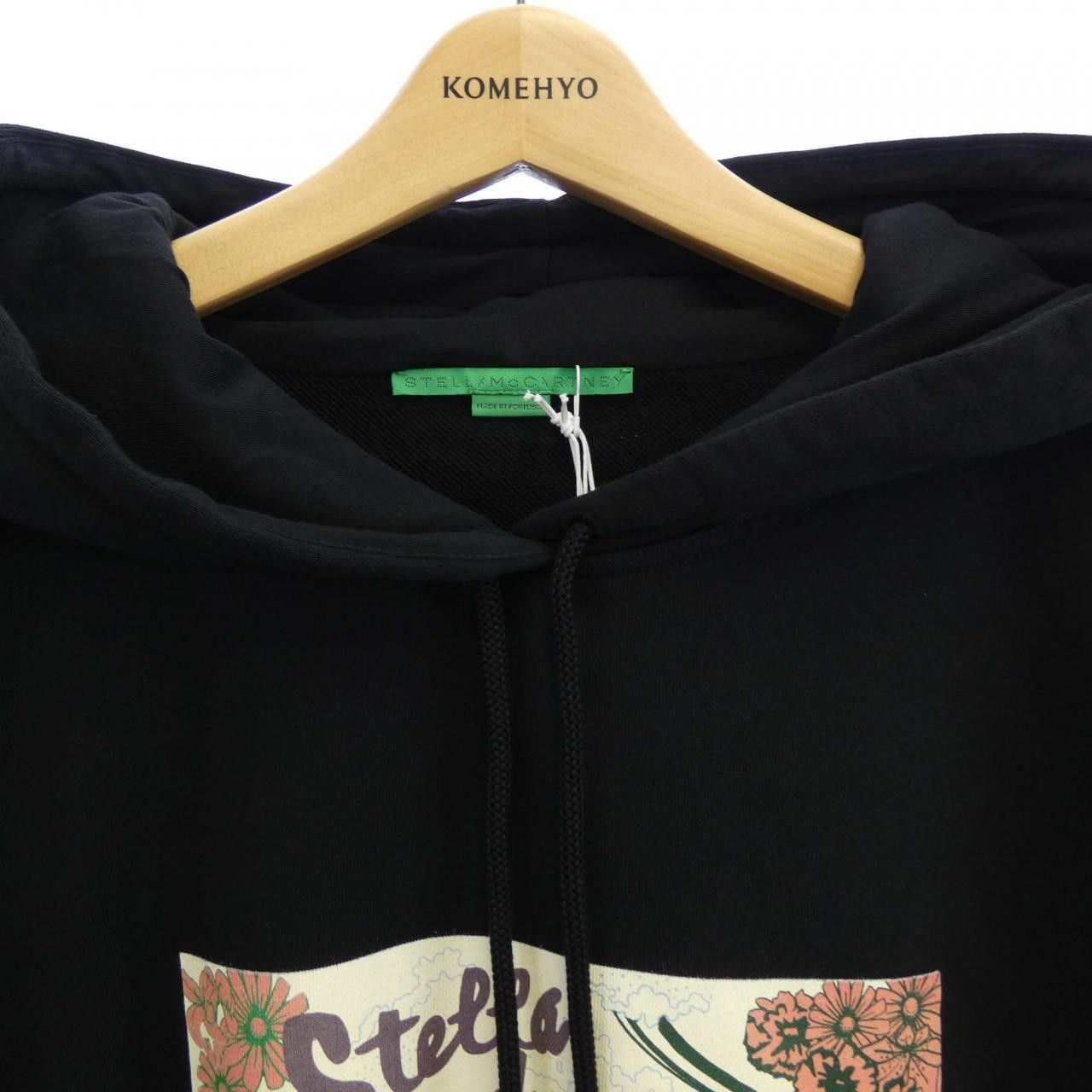 Stella McCartney Stella Mccartney Stella McCartney Record Hoodie Cotton Sweatshirts & Hoodies DUTY FREE for USA Size ONE SIZE - 5 Thumbnail