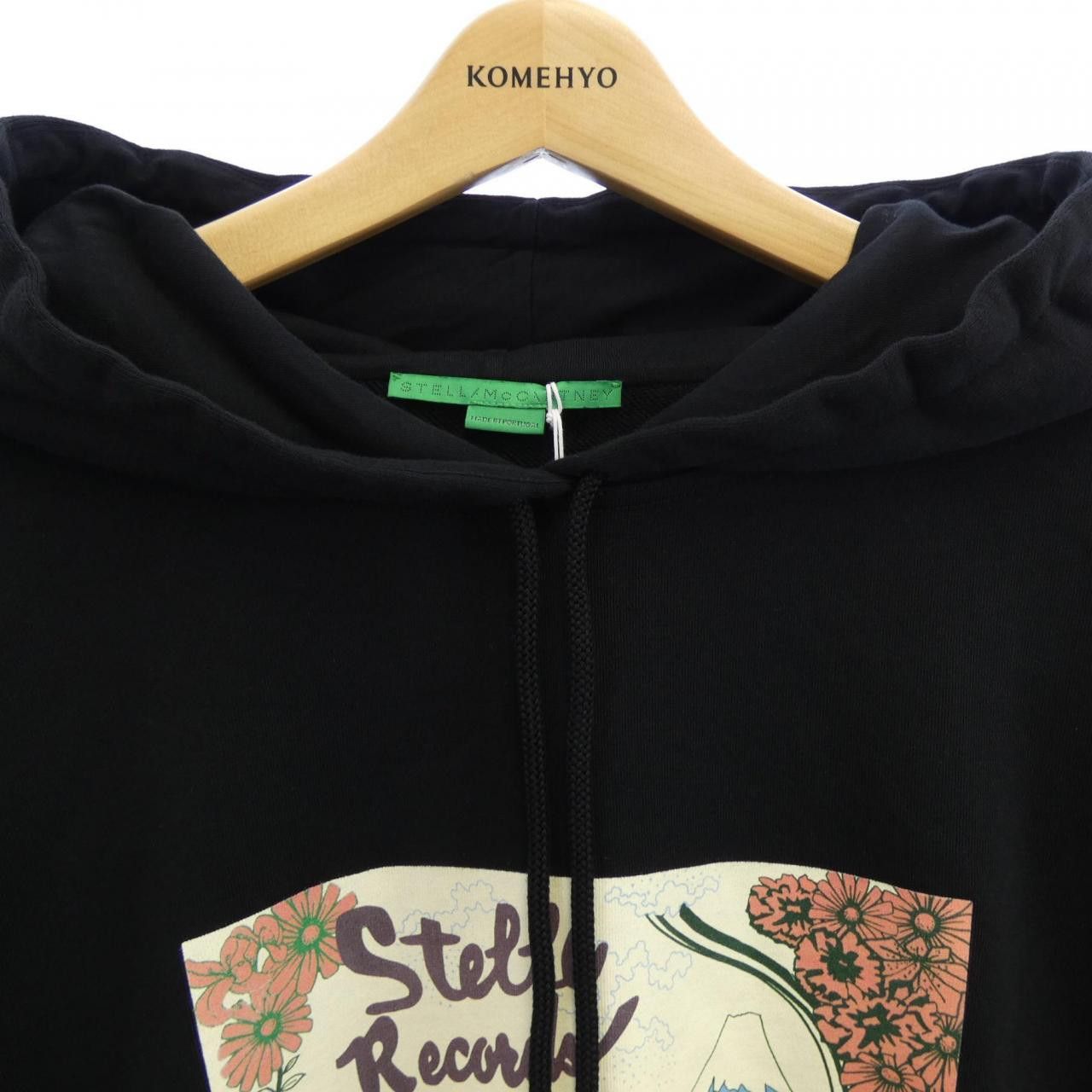 Stella McCartney Stella Mccartney Stella McCartney Record Hoodie Hoodie Cotton Sweatshirts & Hoodies DUTY FREE for USA Size ONE SIZE - 5 Thumbnail