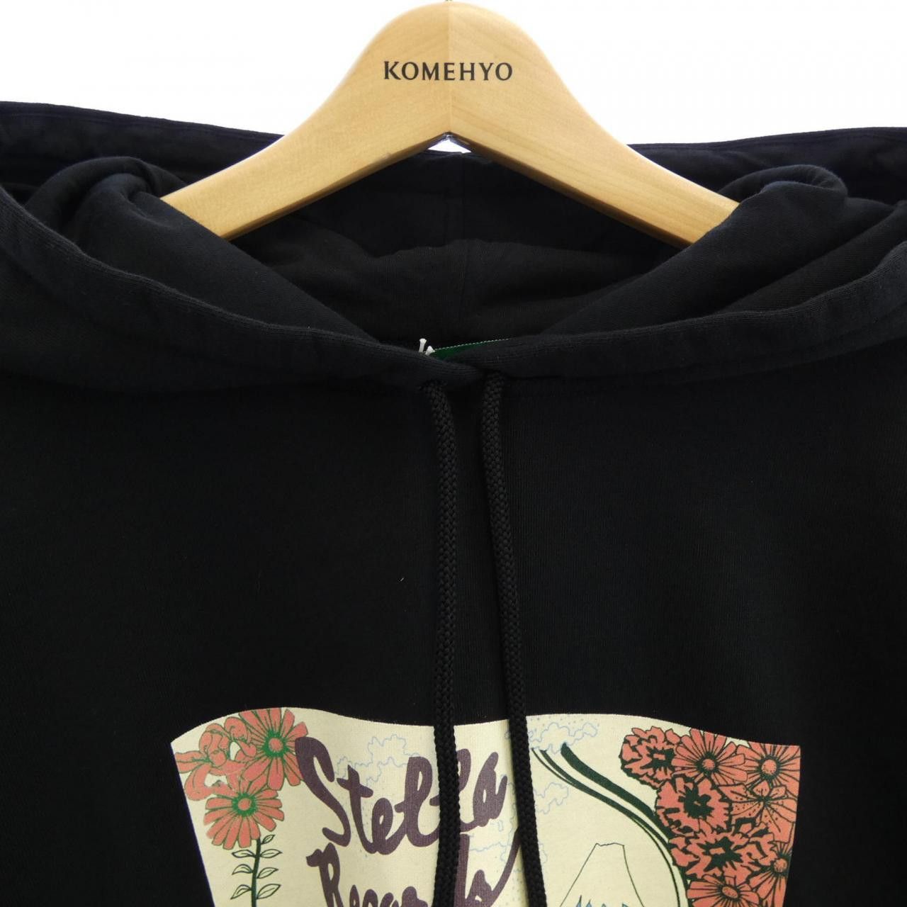 Stella McCartney Stella Mccartney Stella McCartney Record Hoodie Cotton Sweatshirts & Hoodies DUTY FREE for USA Size ONE SIZE - 5 Thumbnail