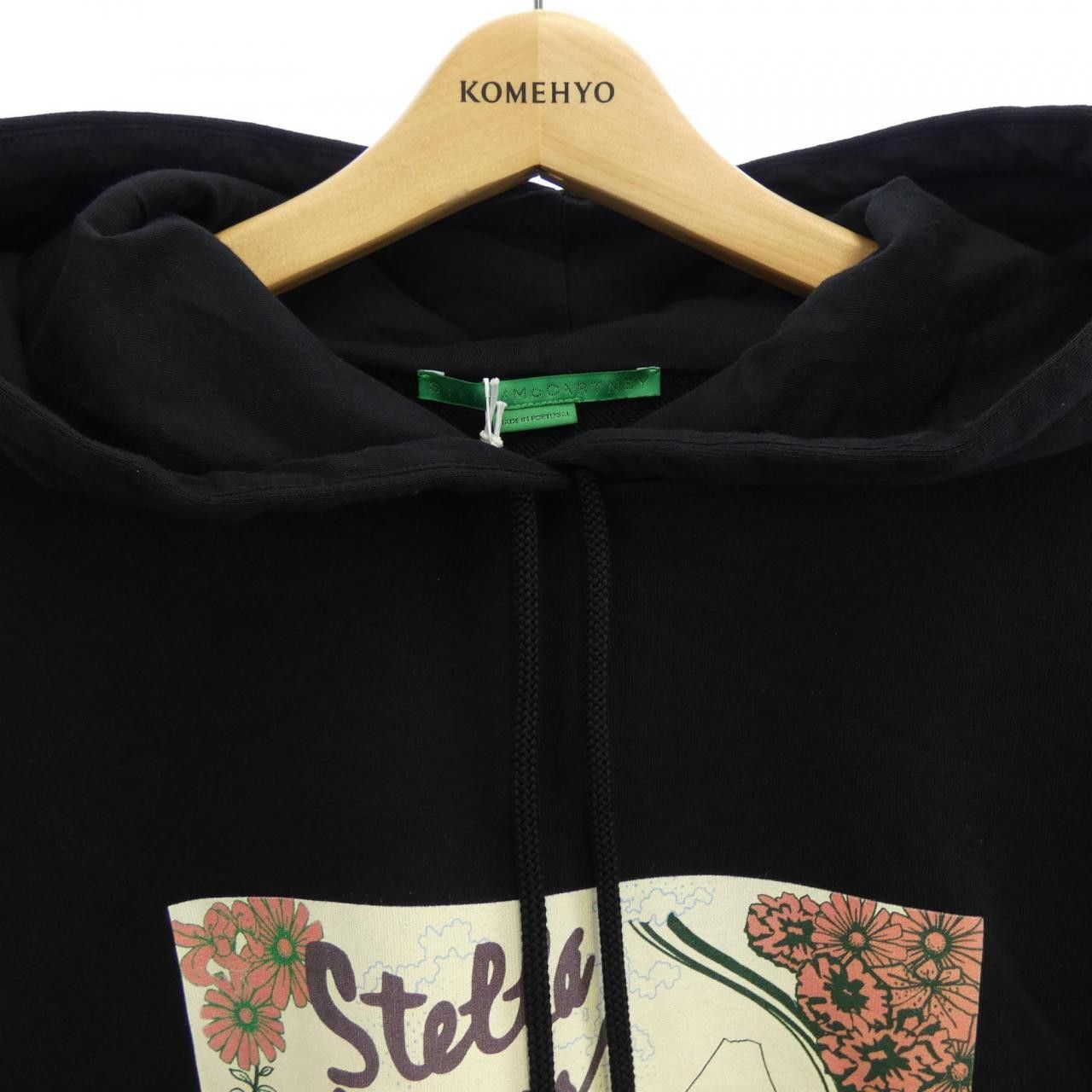 Stella McCartney Stella Mccartney Stella McCartney Record Hoodie Cotton Sweatshirts & Hoodies DUTY FREE for USA Size ONE SIZE - 5 Thumbnail