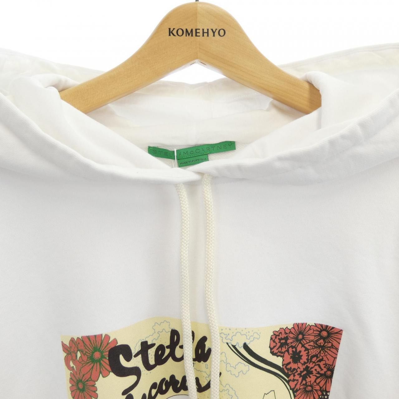 Stella McCartney Stella Mccartney Stella McCartney Record Hoodie Cotton Sweatshirts & Hoodies DUTY FREE for USA Size ONE SIZE - 5 Thumbnail
