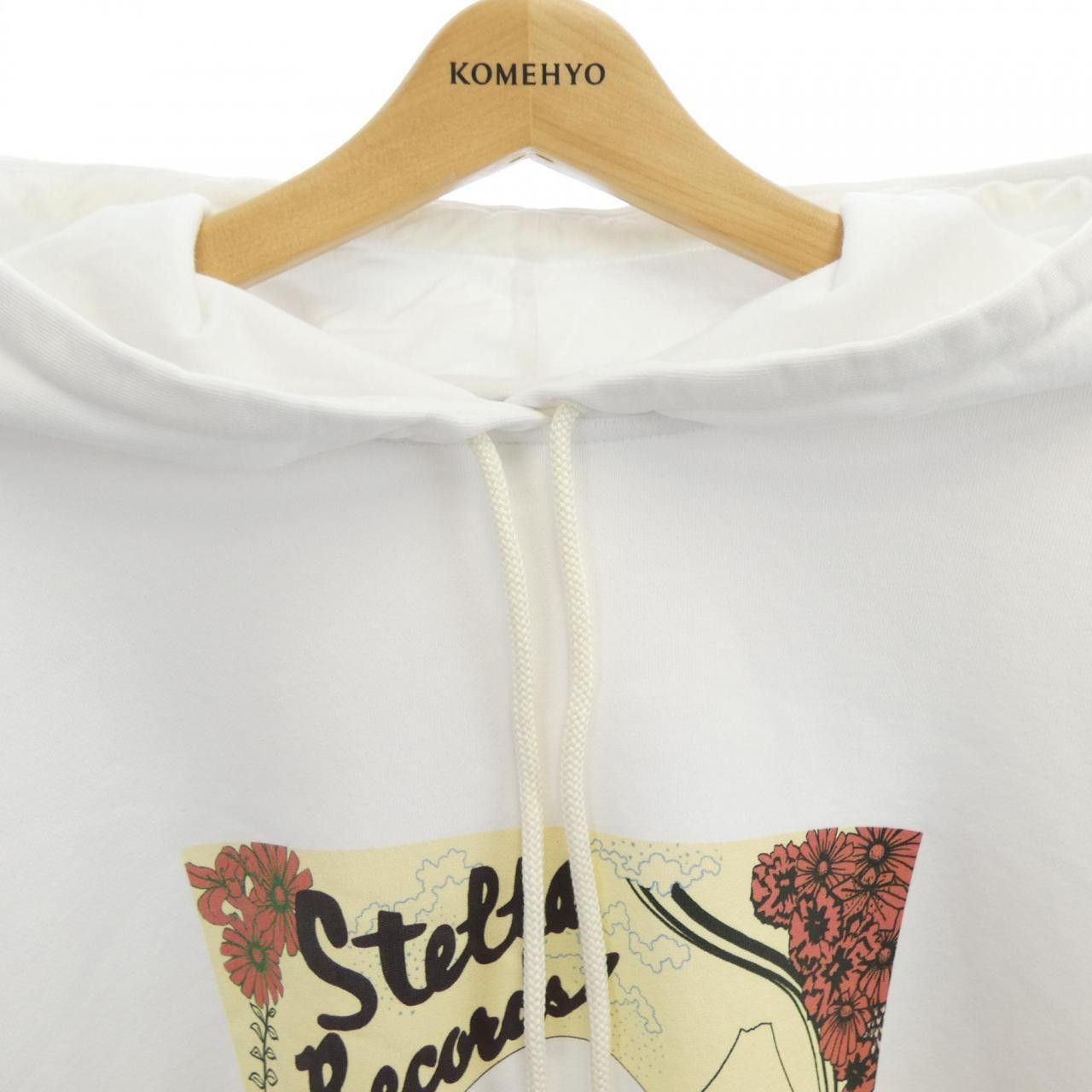 Stella McCartney Stella Mccartney Stella McCartney Record Hoodie Hoodie Cotton Sweatshirts & Hoodies DUTY FREE for USA Size ONE SIZE - 5 Thumbnail