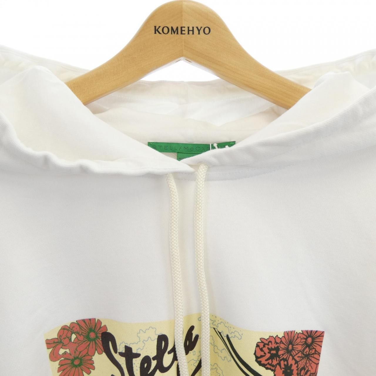 Stella McCartney Stella Mccartney Stella McCartney Record Hoodie Cotton Sweatshirts & Hoodies DUTY FREE for USA Size ONE SIZE - 5 Thumbnail