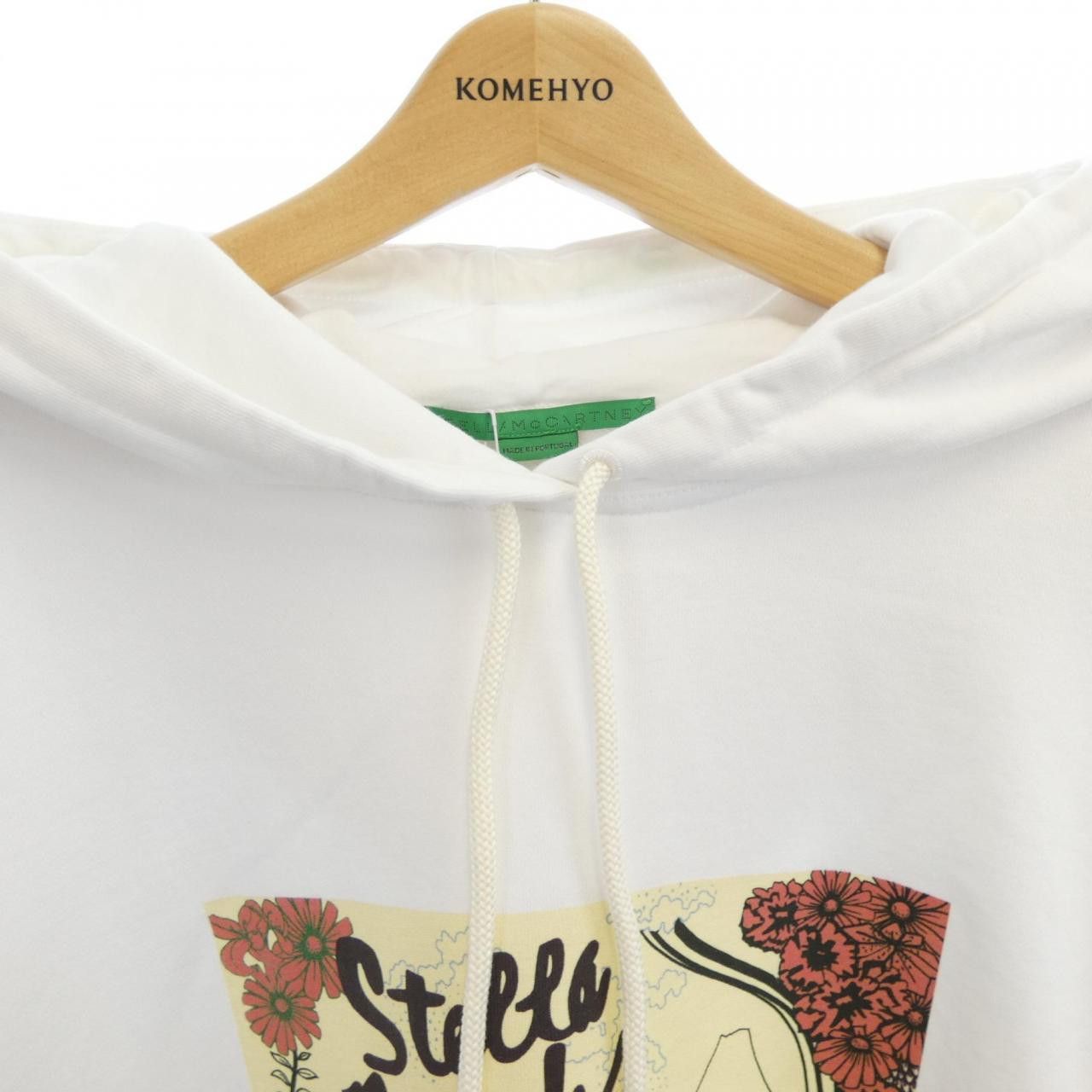 Stella McCartney Stella Mccartney Stella McCartney Record Hoodie Cotton Sweatshirts & Hoodies DUTY FREE for USA Size ONE SIZE - 5 Thumbnail