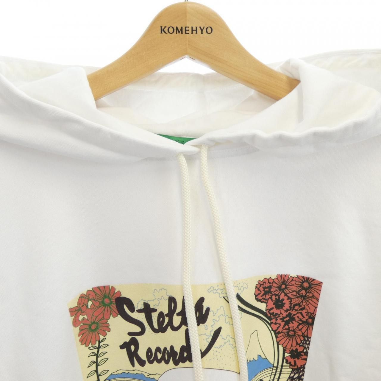 Stella McCartney Stella Mccartney Stella McCartney Record Hoodie Cotton Sweatshirts & Hoodies DUTY FREE for USA Size ONE SIZE - 5 Thumbnail