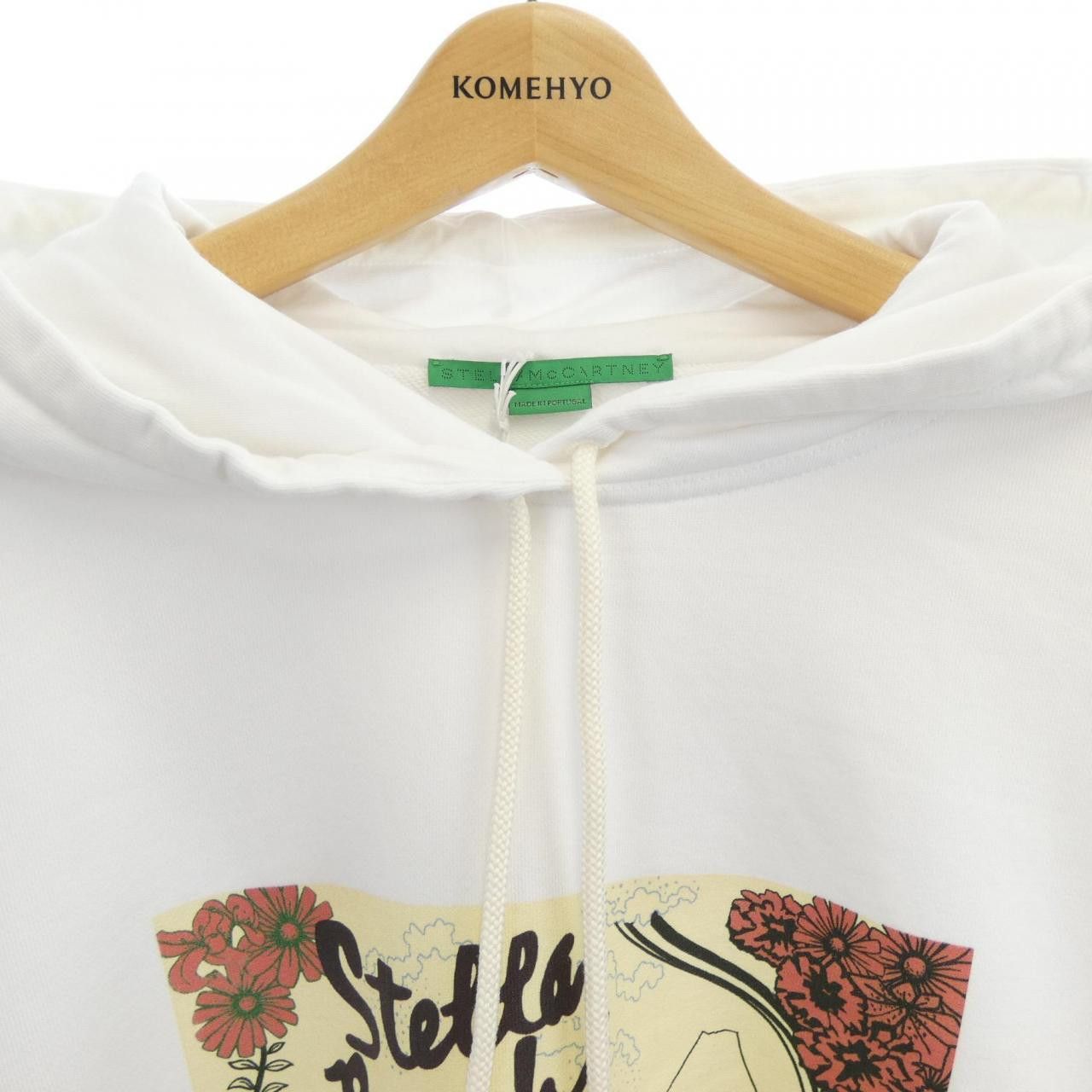 Stella McCartney Stella Mccartney Stella McCartney Record Hoodie Cotton Sweatshirts & Hoodies DUTY FREE for USA Size ONE SIZE - 5 Thumbnail